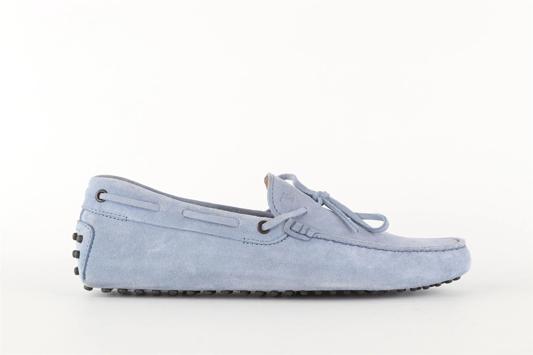 TOD'S BLUE MEN'S SUEDE LOAFERS EU 41.5 UK 7.5 US 8.5 - Image 2