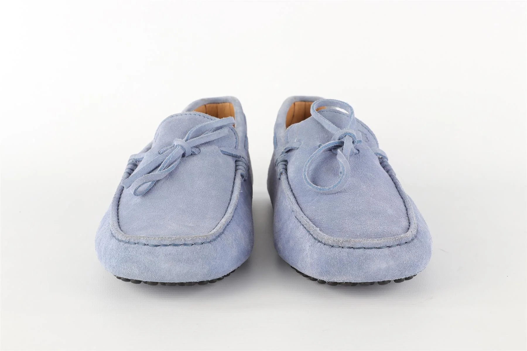 TOD'S BLUE MEN'S SUEDE LOAFERS EU 41.5 UK 7.5 US 8.5 - Image 3