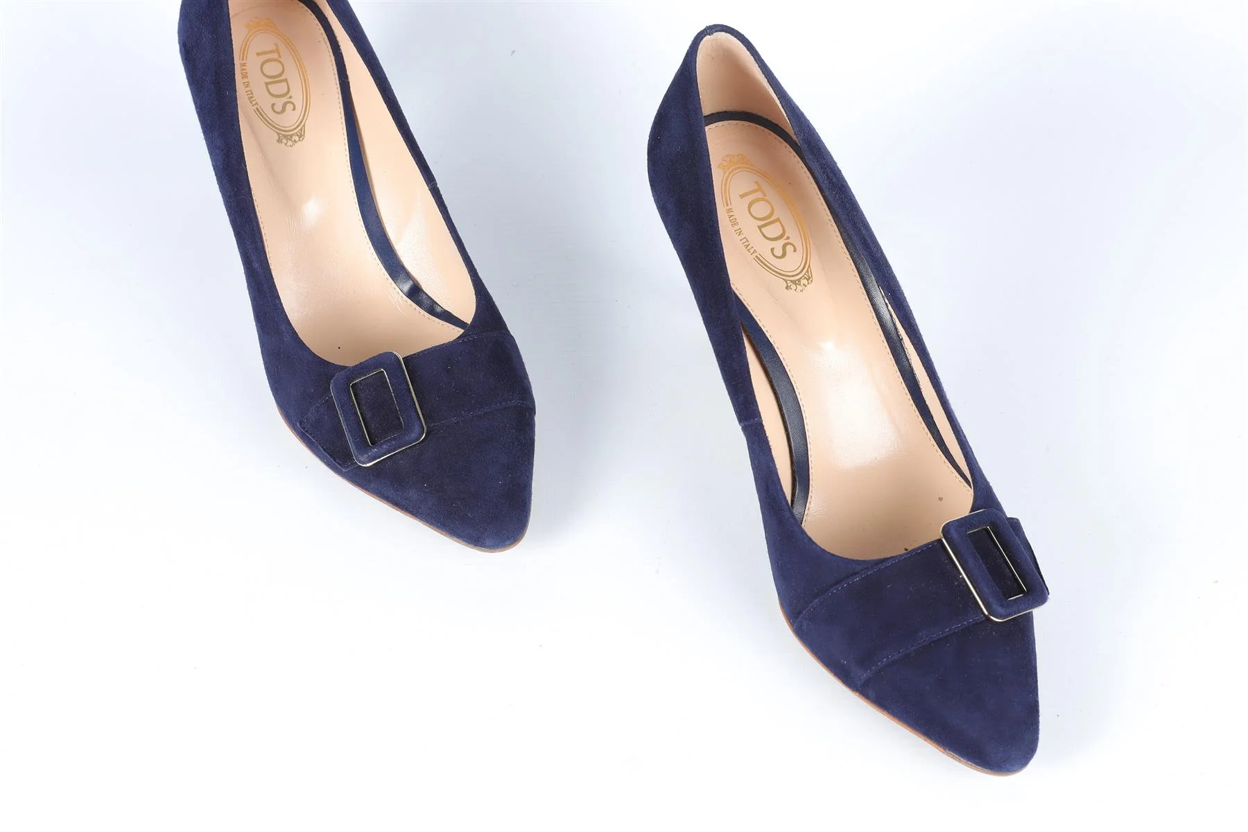 TOD'S BLUE SUEDE PUMPS EU 38 UK 5 US 8 - Image 4
