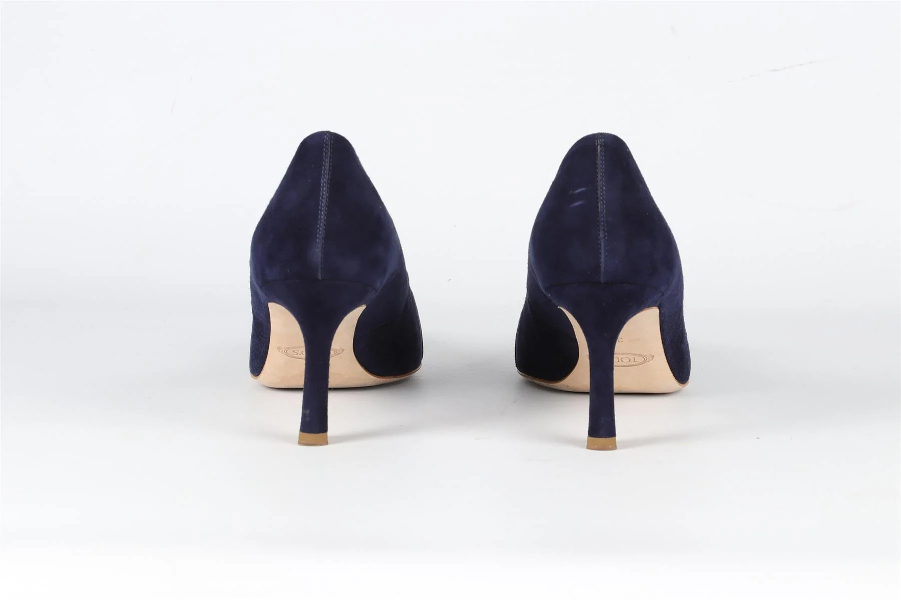 TOD'S BLUE SUEDE PUMPS EU 38 UK 5 US 8 - Image 5