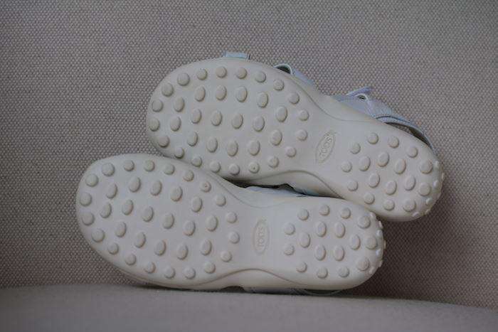 TOD'S JUNIOR GIRLS WHITE LEATHER SANDALS EU 26 UK 8.5 - Image 4