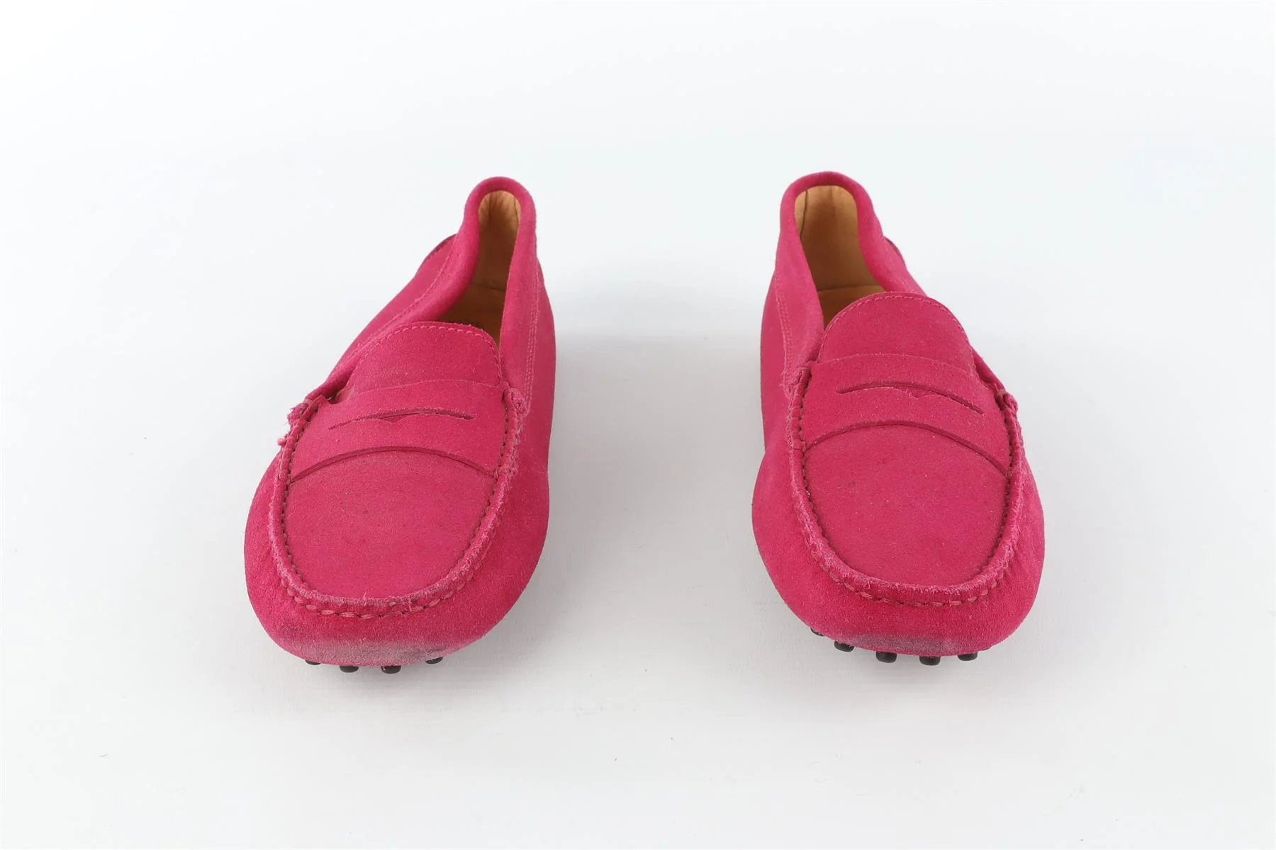TOD'S PINK SUEDE LOAFERS EU 38 UK 5 US 8 - Image 3