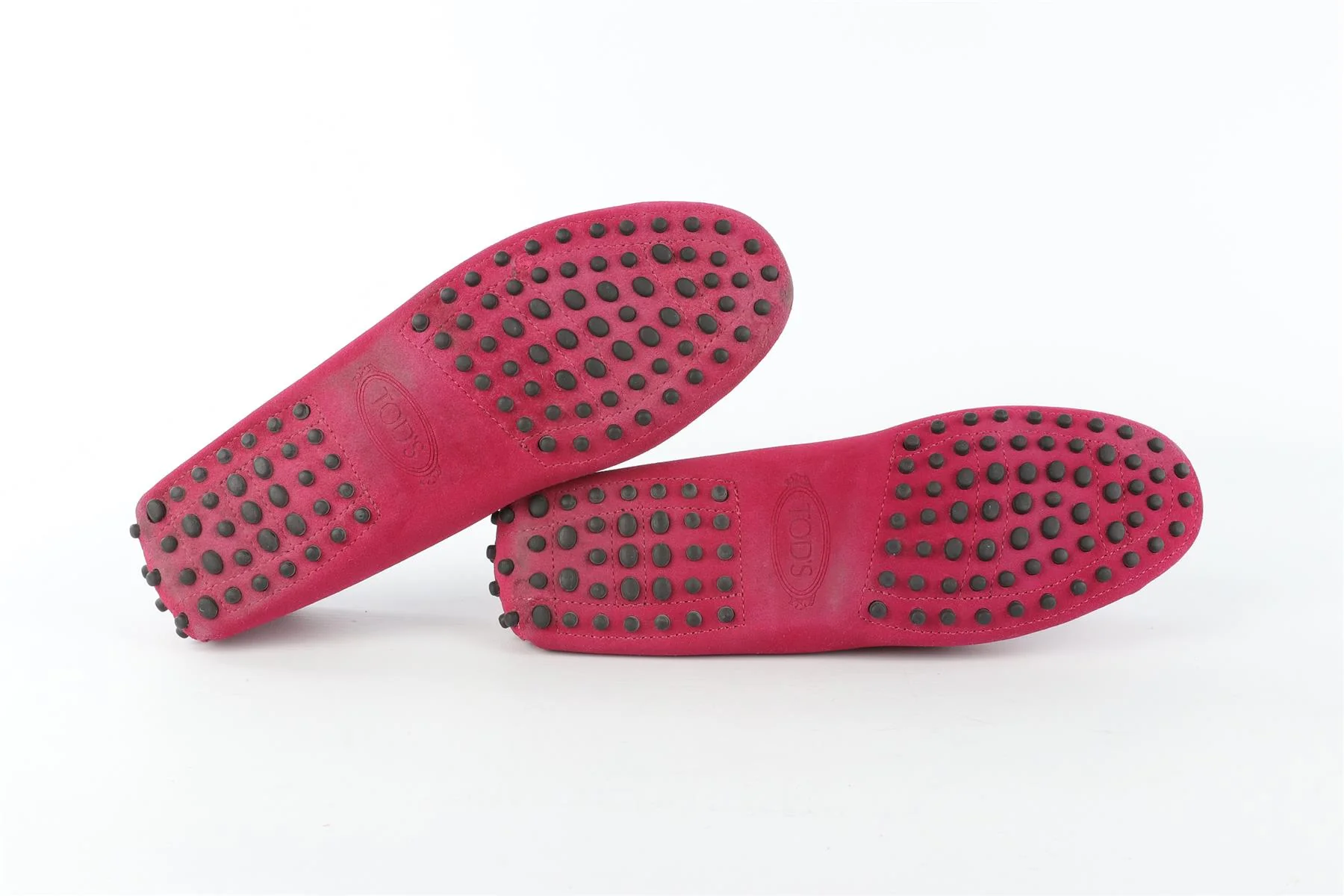 TOD'S PINK SUEDE LOAFERS EU 38 UK 5 US 8 - Image 6