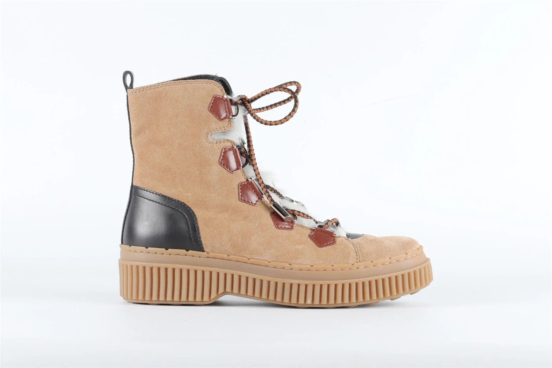 TOD'S TAN SUEDE ANKLE BOOTS EU 36 UK 3 US 6 - Image 2