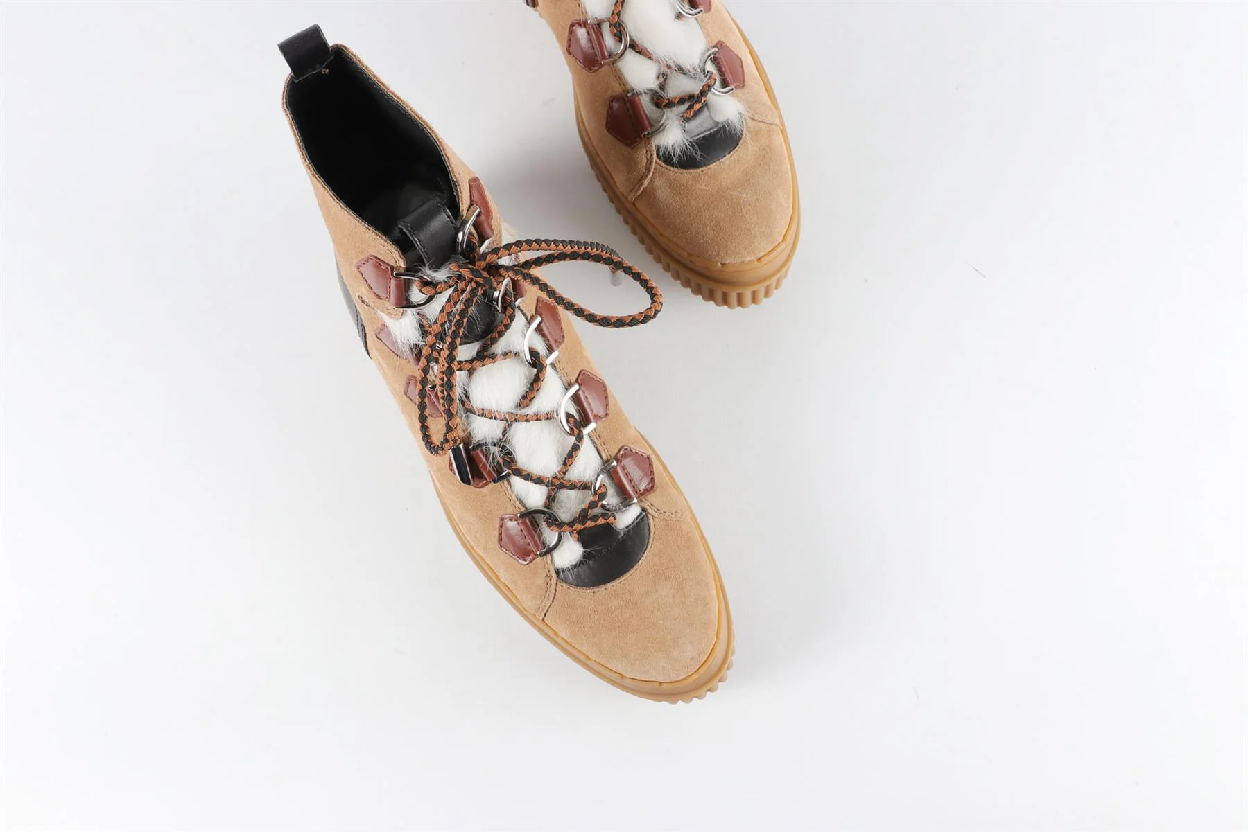 TOD'S TAN SUEDE ANKLE BOOTS EU 36 UK 3 US 6 - Image 4