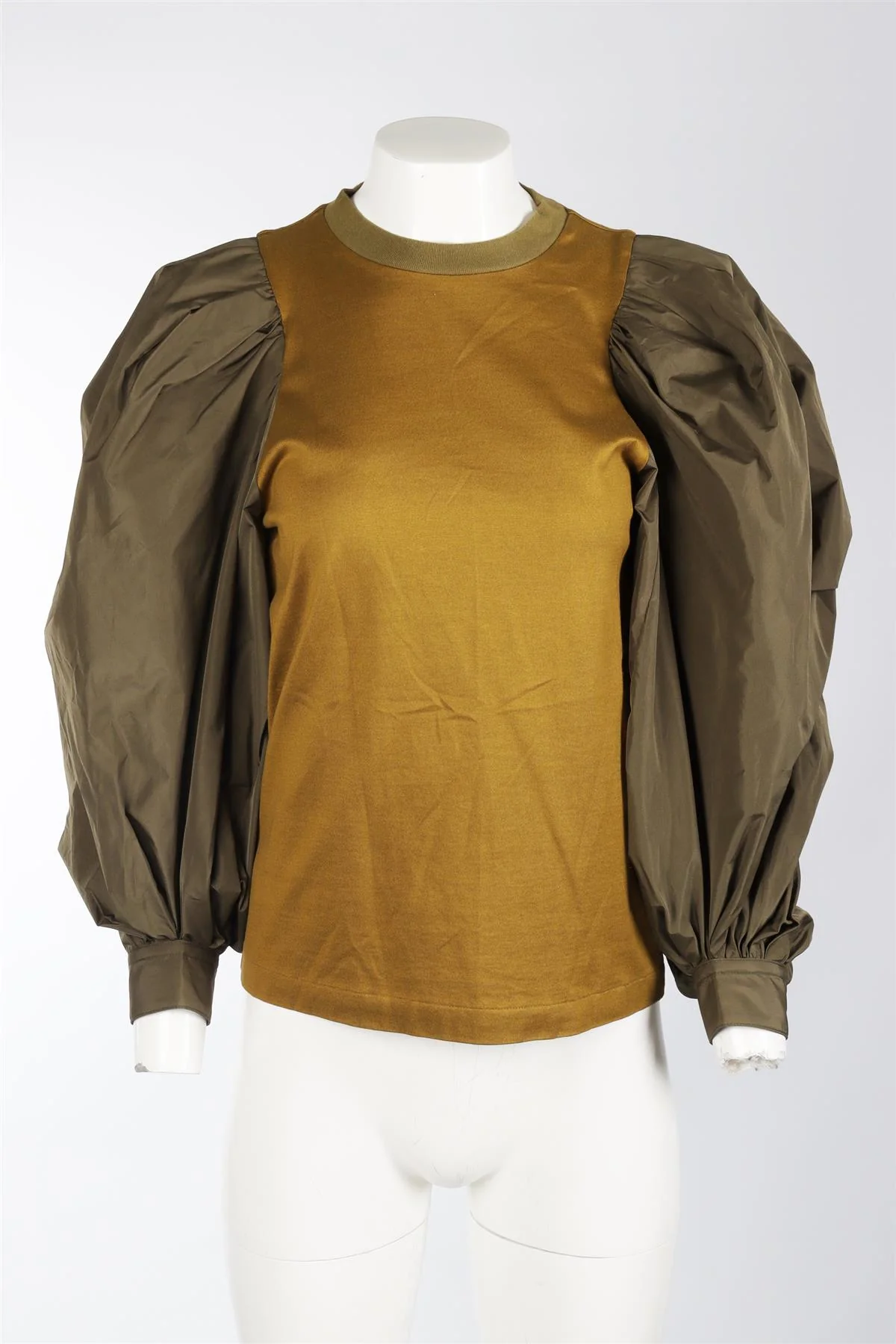 TOGA PULLA GREEN COTTON TOP FR 36 UK 8 - Image 2