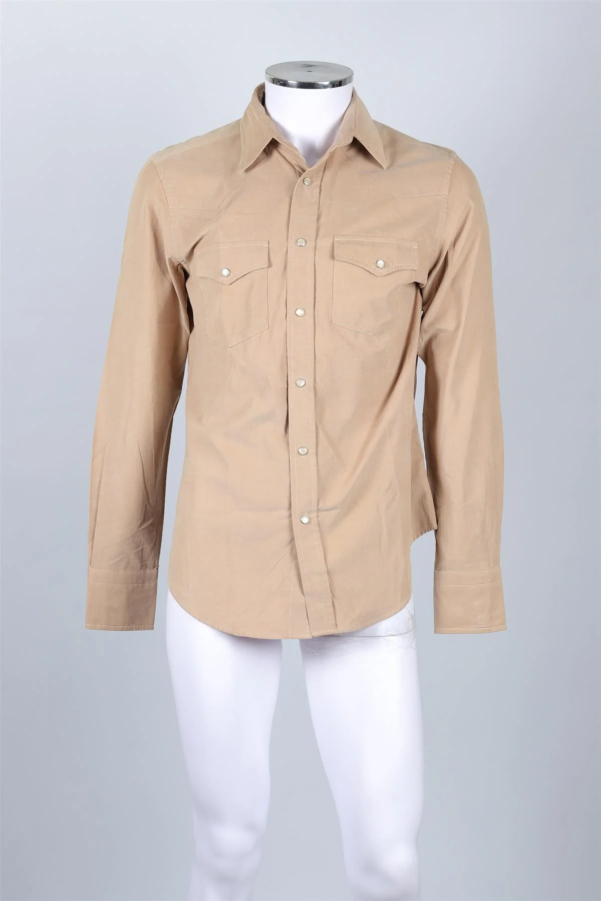 TOM FORD BEIGE MEN'S CORDUROY SHIRT UK/US CHEST 40 - Image 2