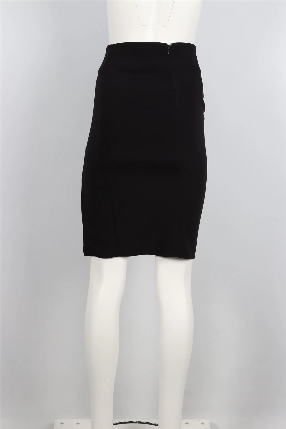 TOM FORD BLACK CREPE MIDI SKIRT IT 38 UK 6 - Image 4