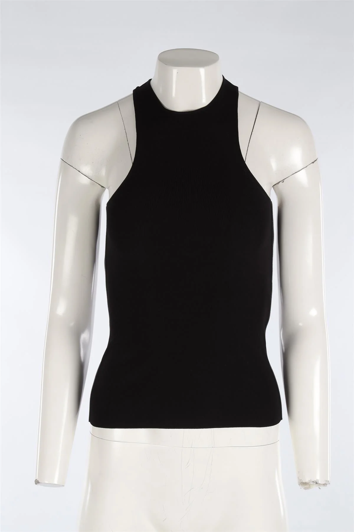 TOM FORD BLACK KNIT TOP XXSMALL - Image 2