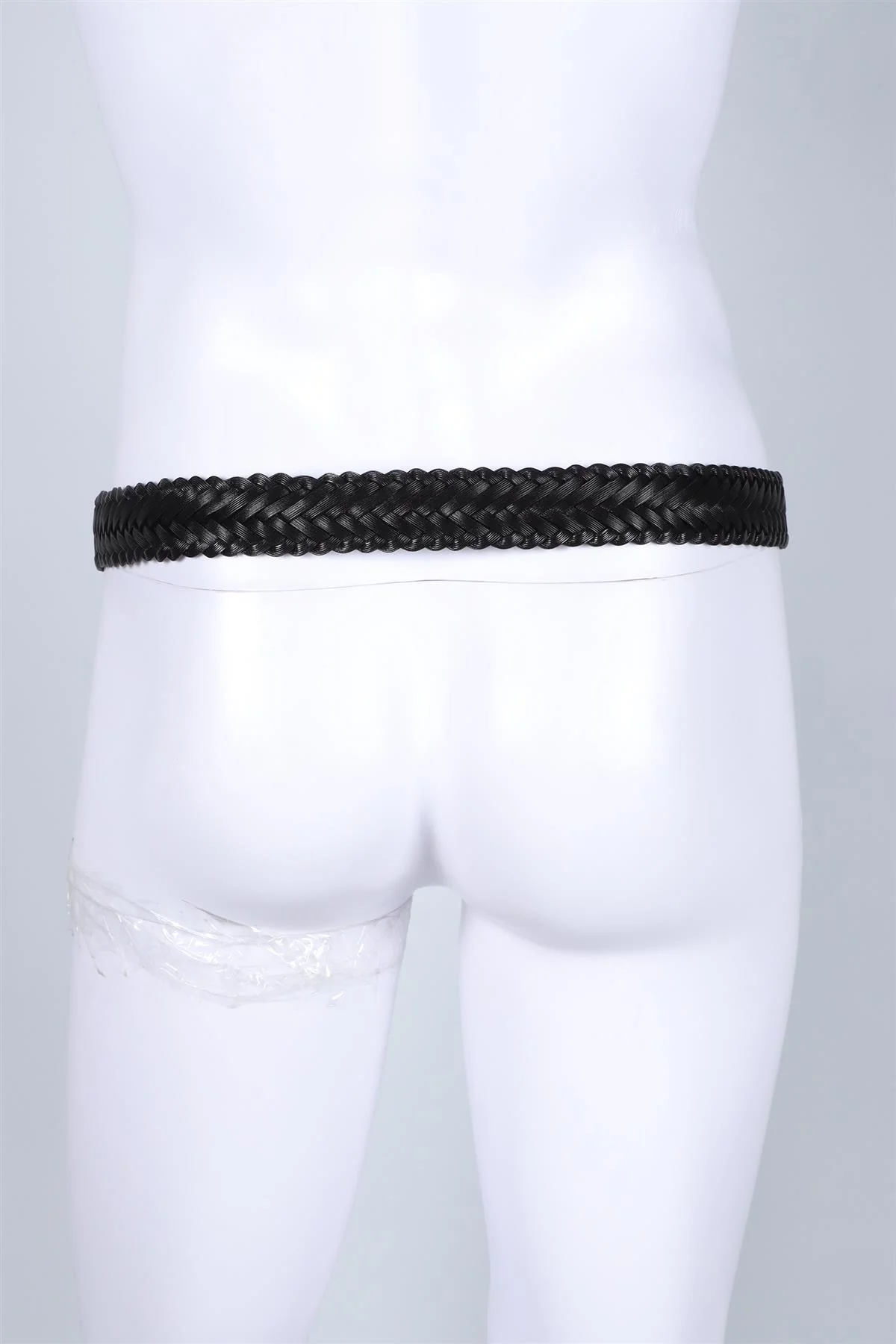 TOM FORD BLACK MEN'S LEATHER BELT 90 CM - Image 11