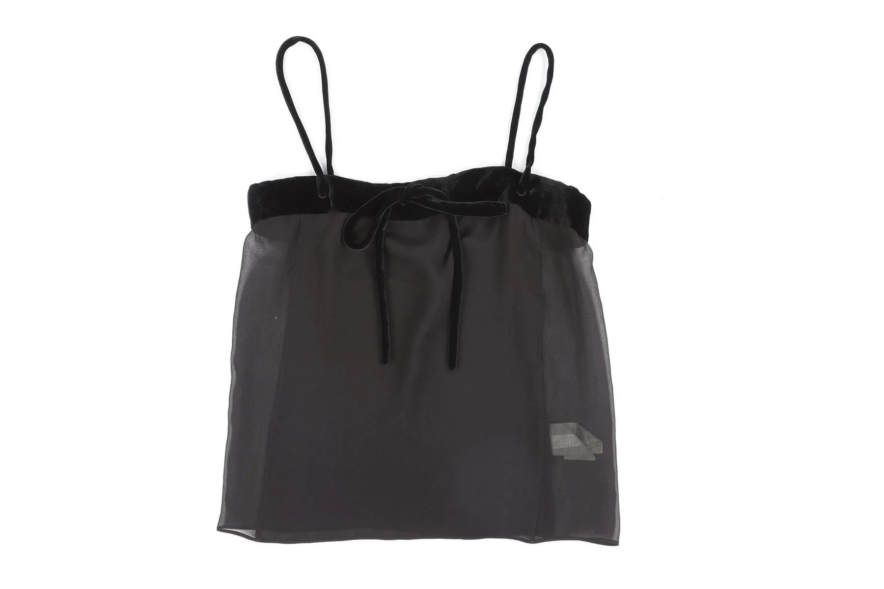 TOM FORD BLACK SILK TOP IT 36 UK 4 - Image 2