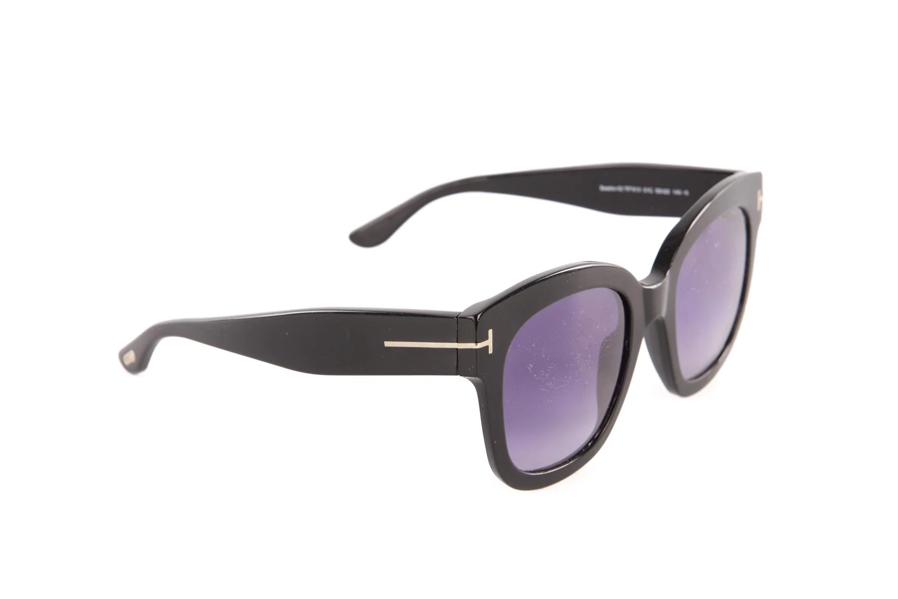 TOM FORD BLACK SQUARE FRAME ACETATE SUNGLASSES - Image 2