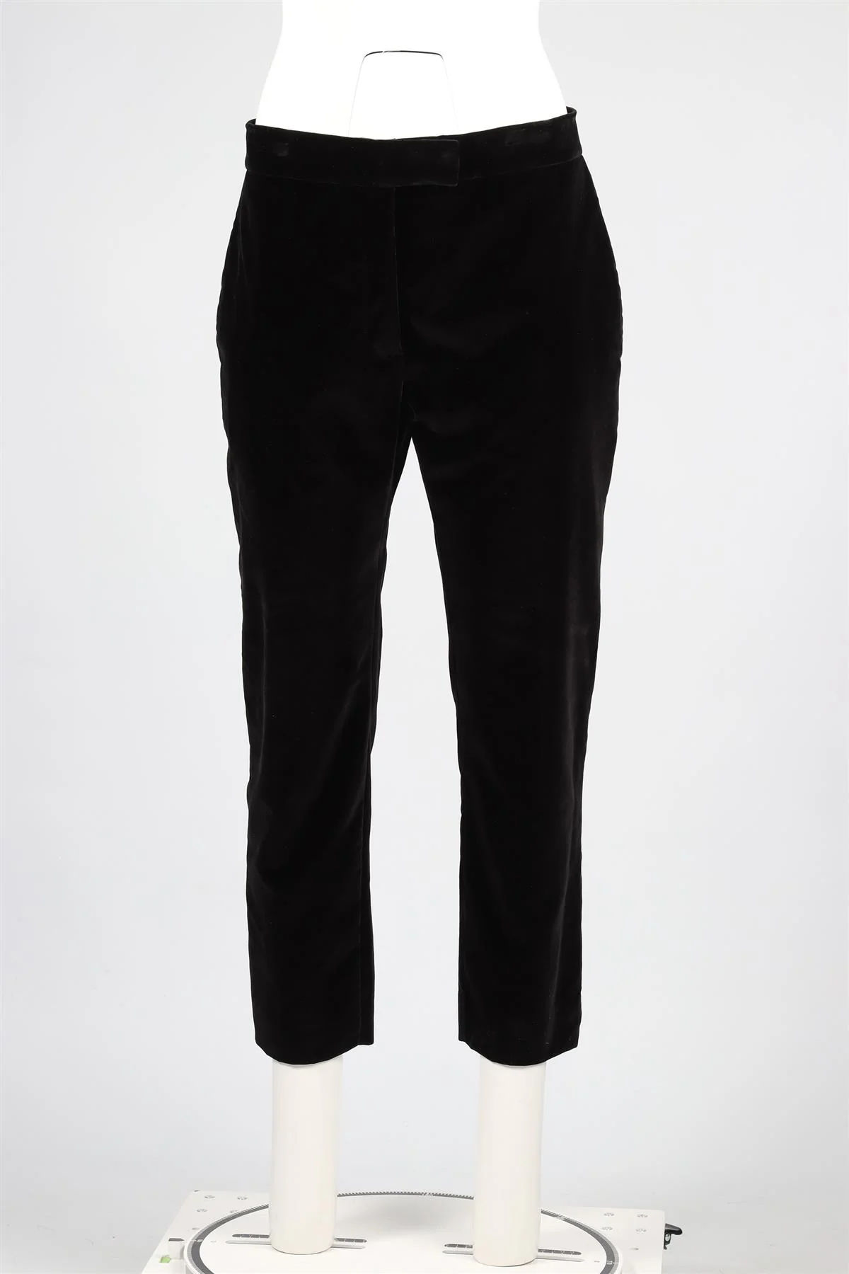 TOM FORD BLACK VELVET STRAIGHT LEG PANTS IT 42 UK 10 - Image 2
