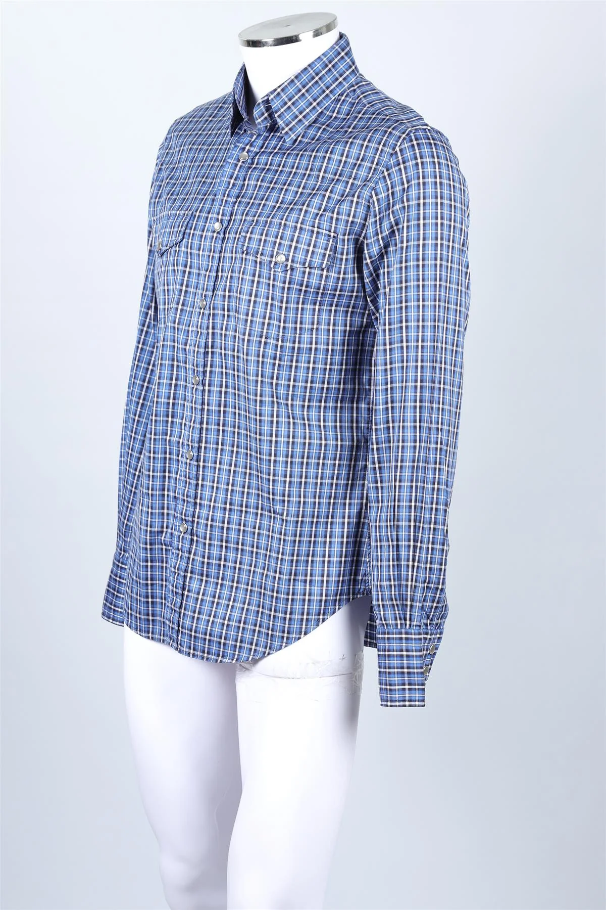 TOM FORD BLUE MEN'S COTTON SHIRT UK/US CHEST 40 - Image 3