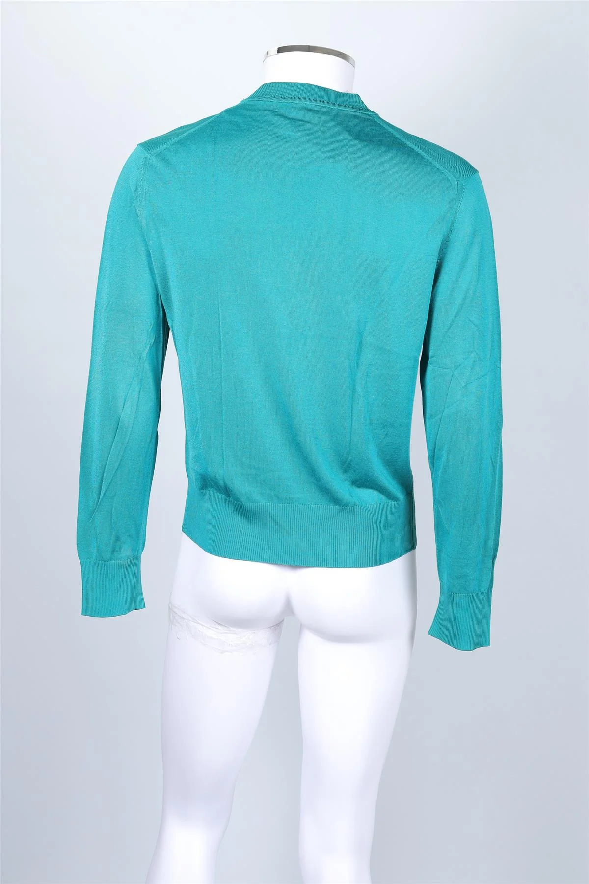 TOM FORD BLUE MEN'S COTTON SWEATER IT 52 UK/US CHEST 42 - Image 4
