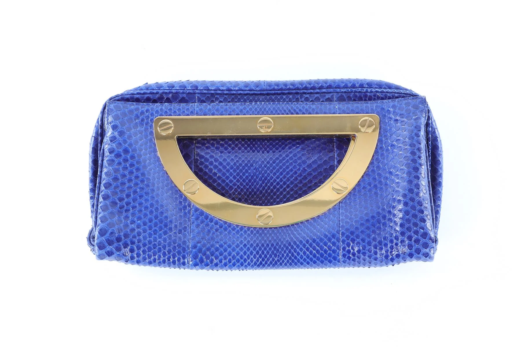 TOM FORD BLUE PYTHON CLUTCH - Image 2