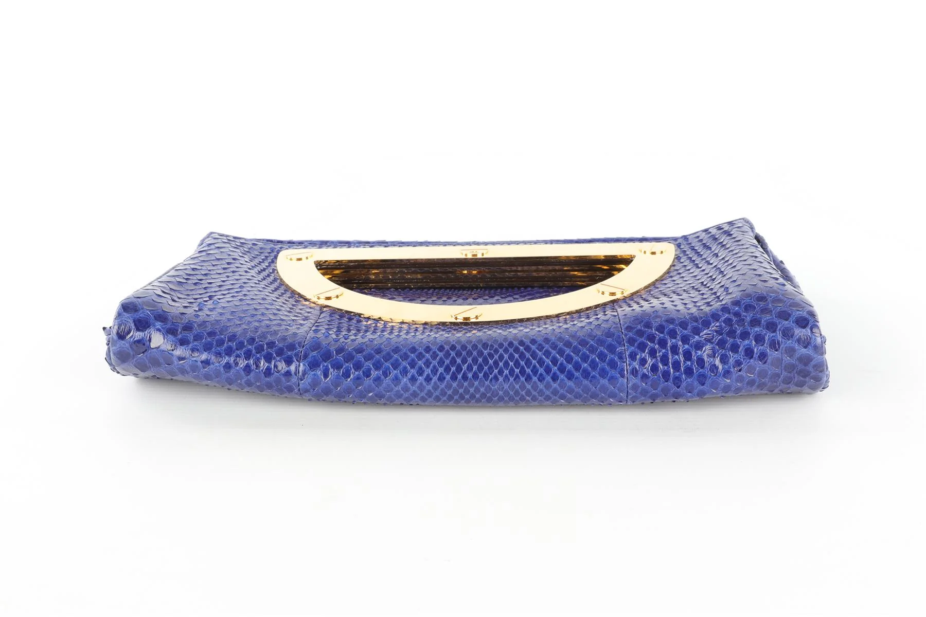 TOM FORD BLUE PYTHON CLUTCH - Image 6