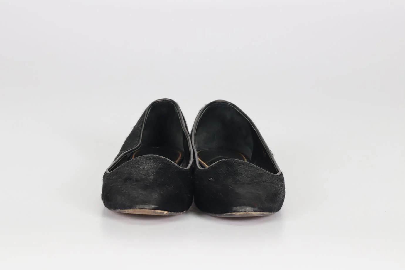 TOM FORD CALF HAIR AND LEATHER BALLERINA FLATS EU 38 UK 5 US 8 - Image 3