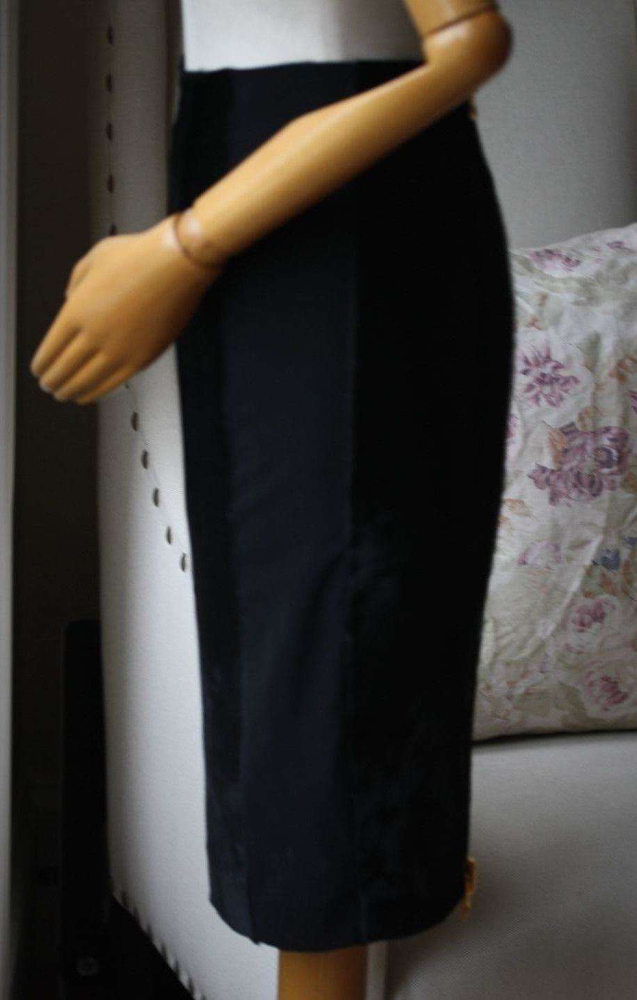 TOM FORD CALF-HAIR ZIP PENCIL SKIRT IT 36 UK 4/6 - Image 3