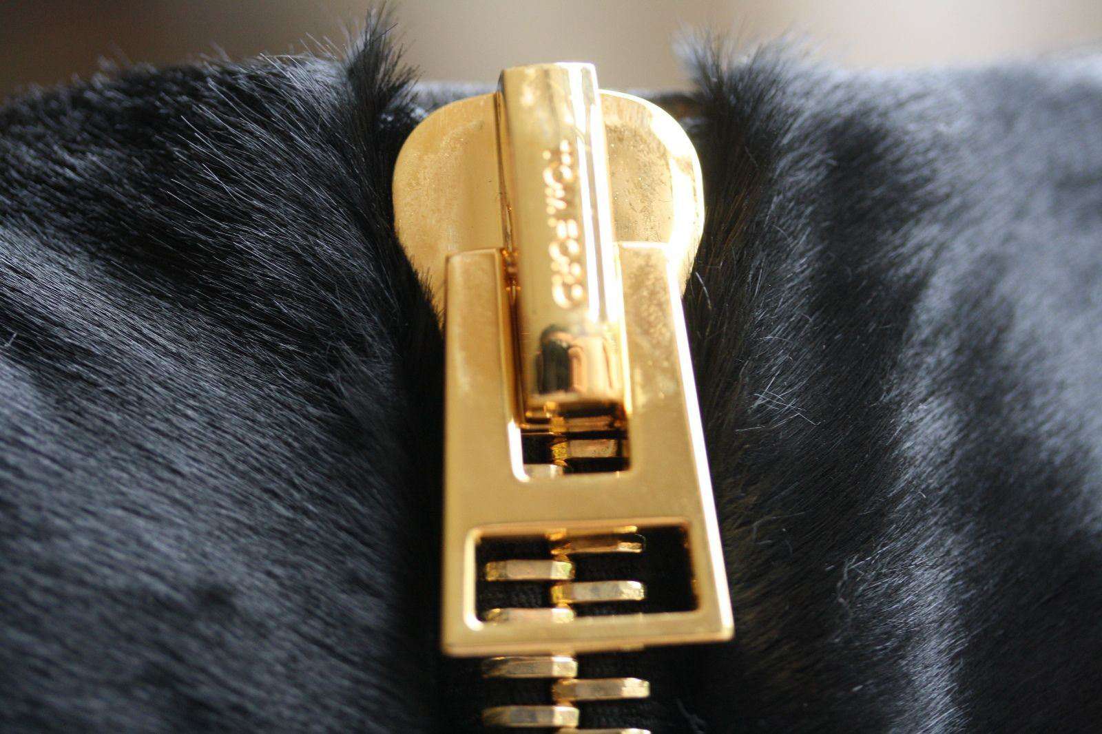TOM FORD CALF-HAIR ZIP PENCIL SKIRT IT 36 UK 4/6 - Image 5