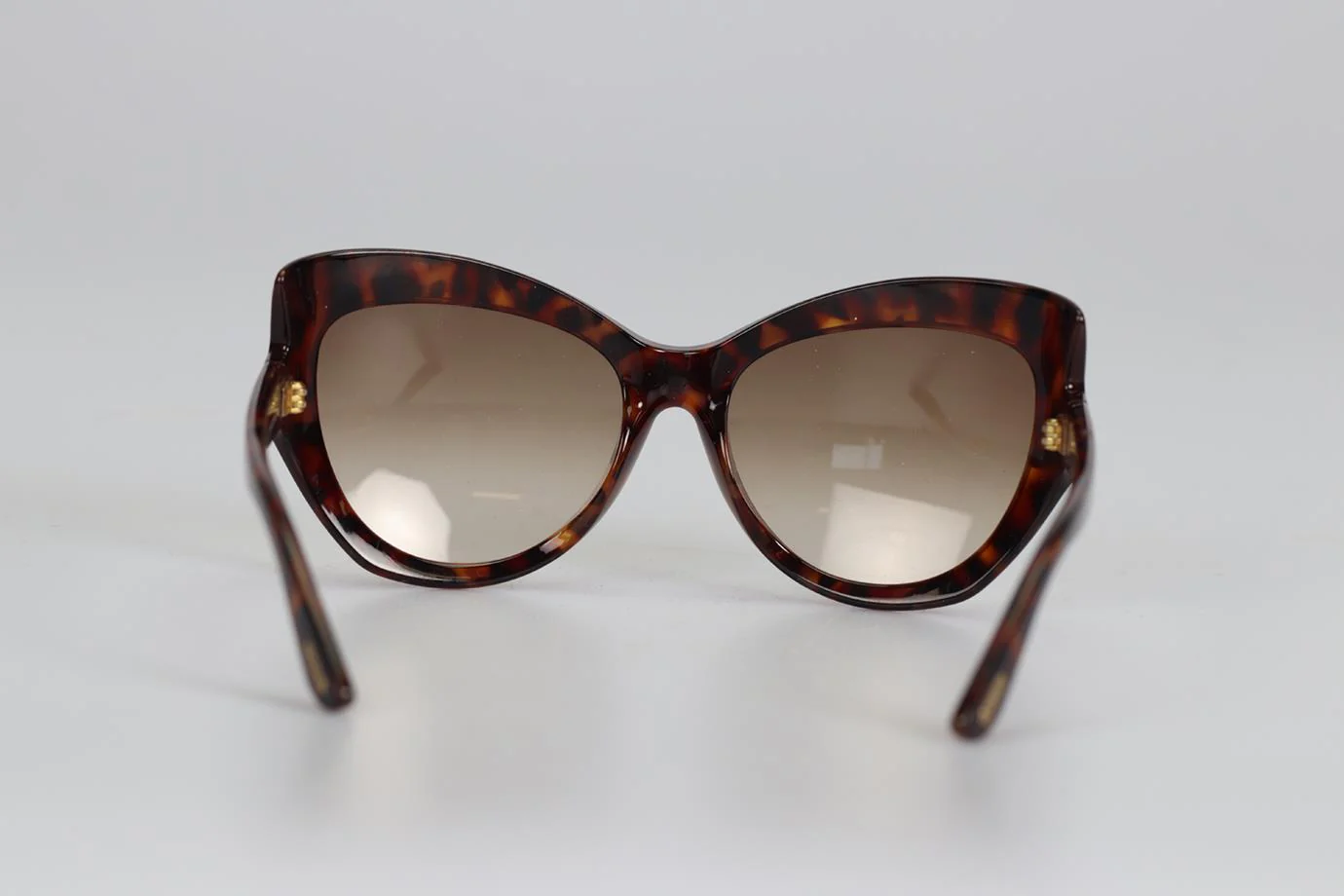 TOM FORD CAT EYE TORTOISESHELL ACETATE SUNGLASSES - Image 4