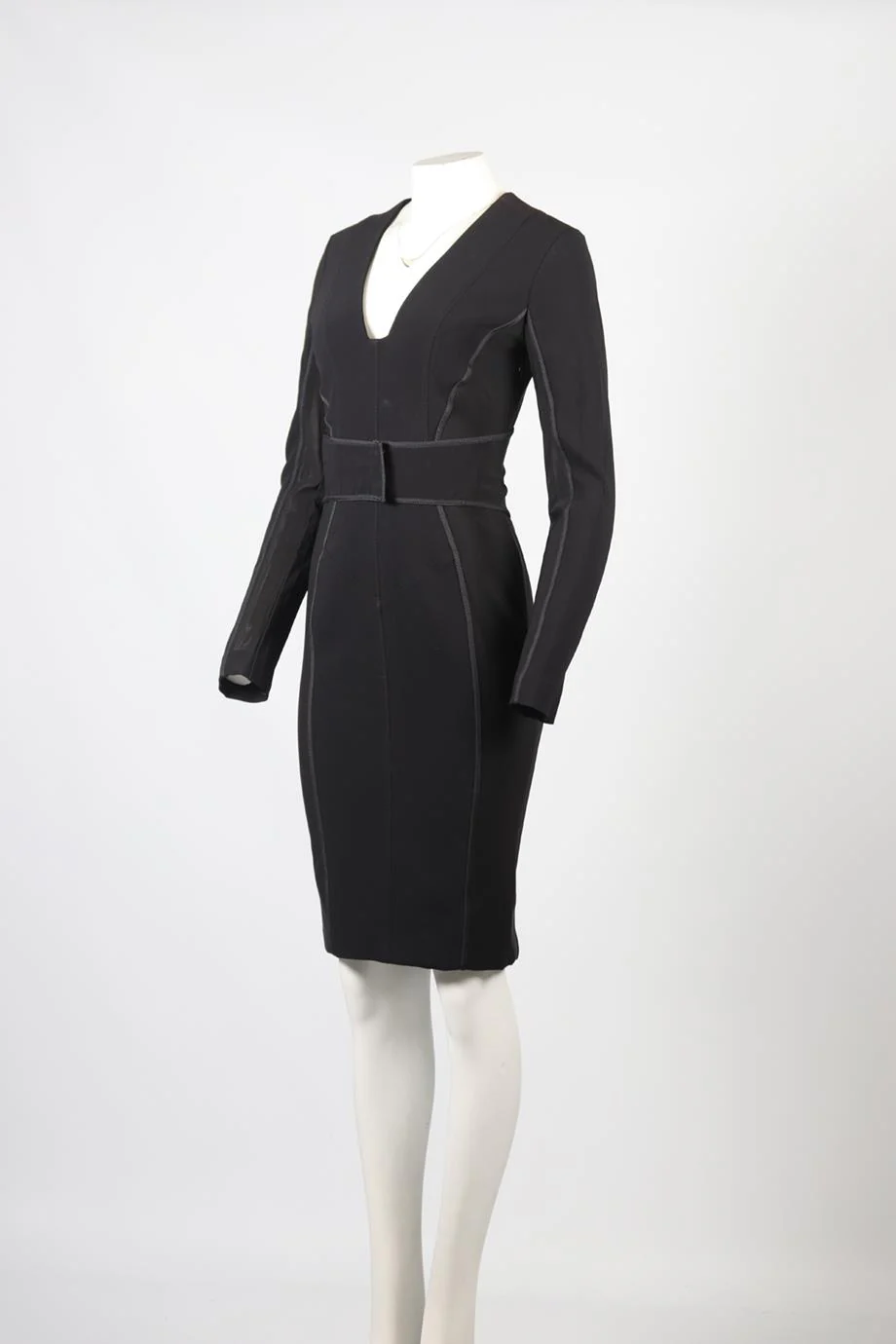 TOM FORD CORSET MIDI DRESS IT 42 UK 10 - Image 3