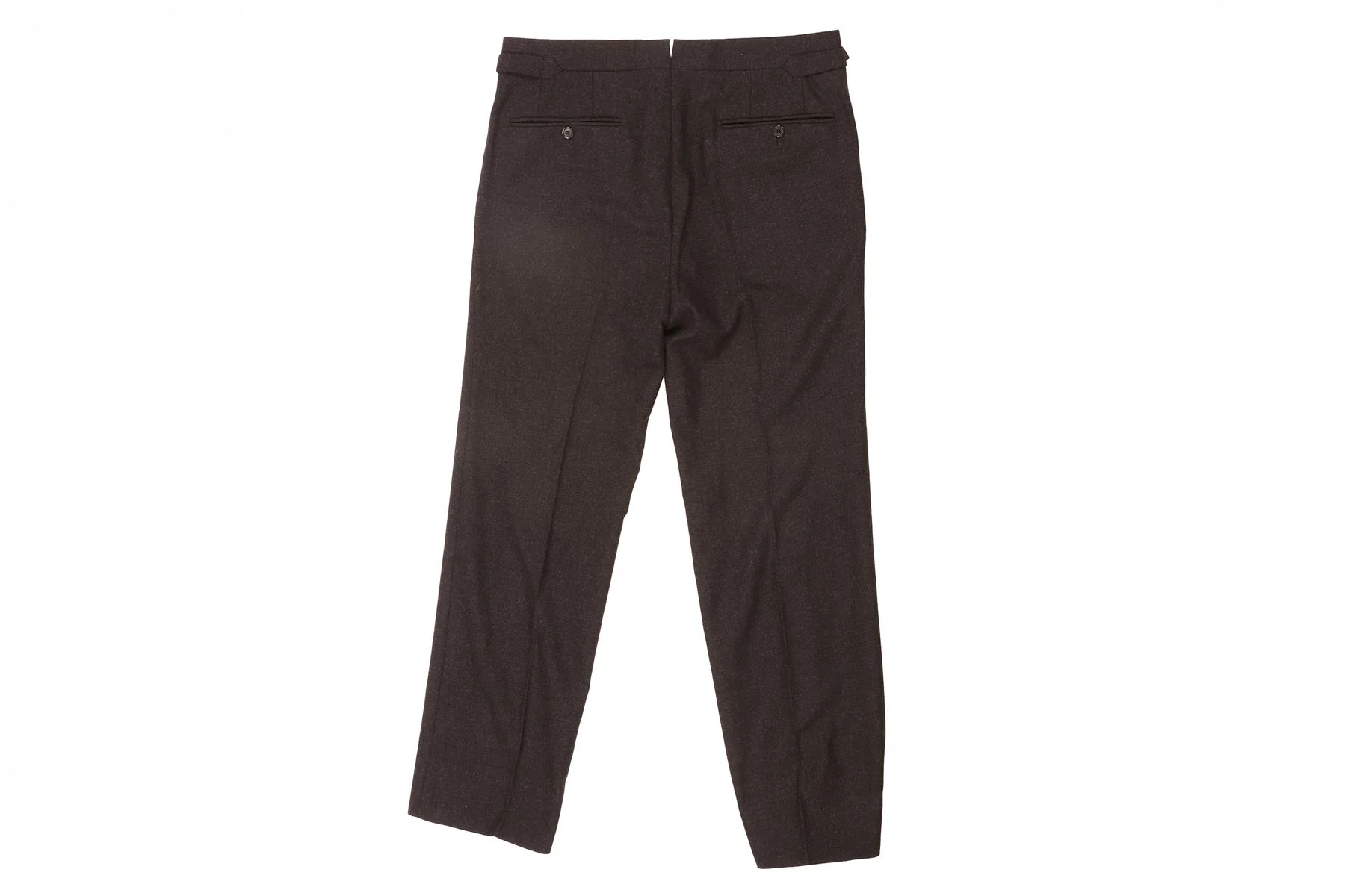 TOM FORD GREY MEN'S WOOL STRAIGHT LEG PANTS IT 50 FR 42 UK 34 - Image 4
