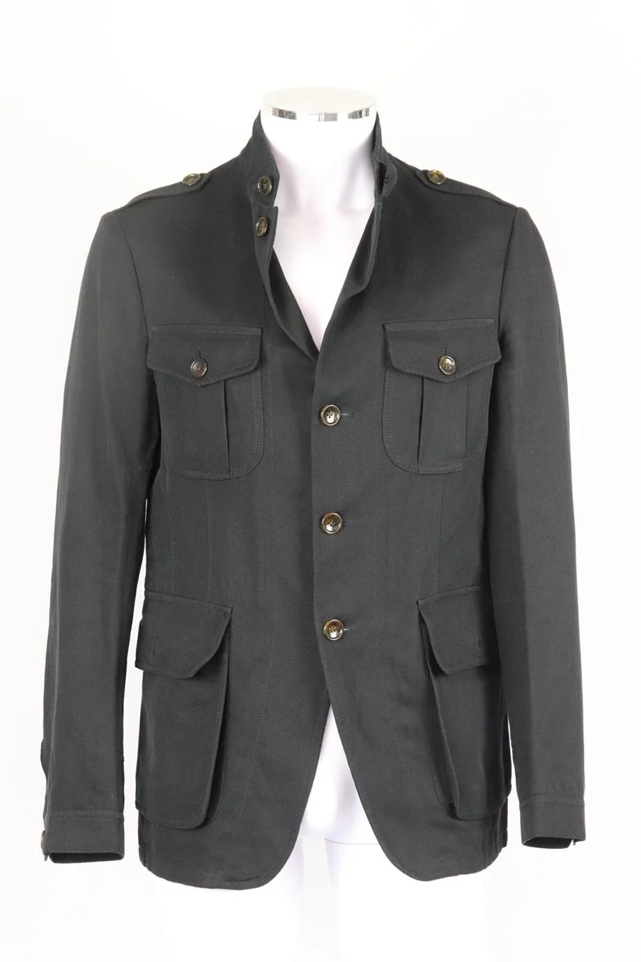 TOM FORD MEN'S COTTON AND FLAX BLEND JACKET IT 52 UK/US CHEST 42 - Image 3