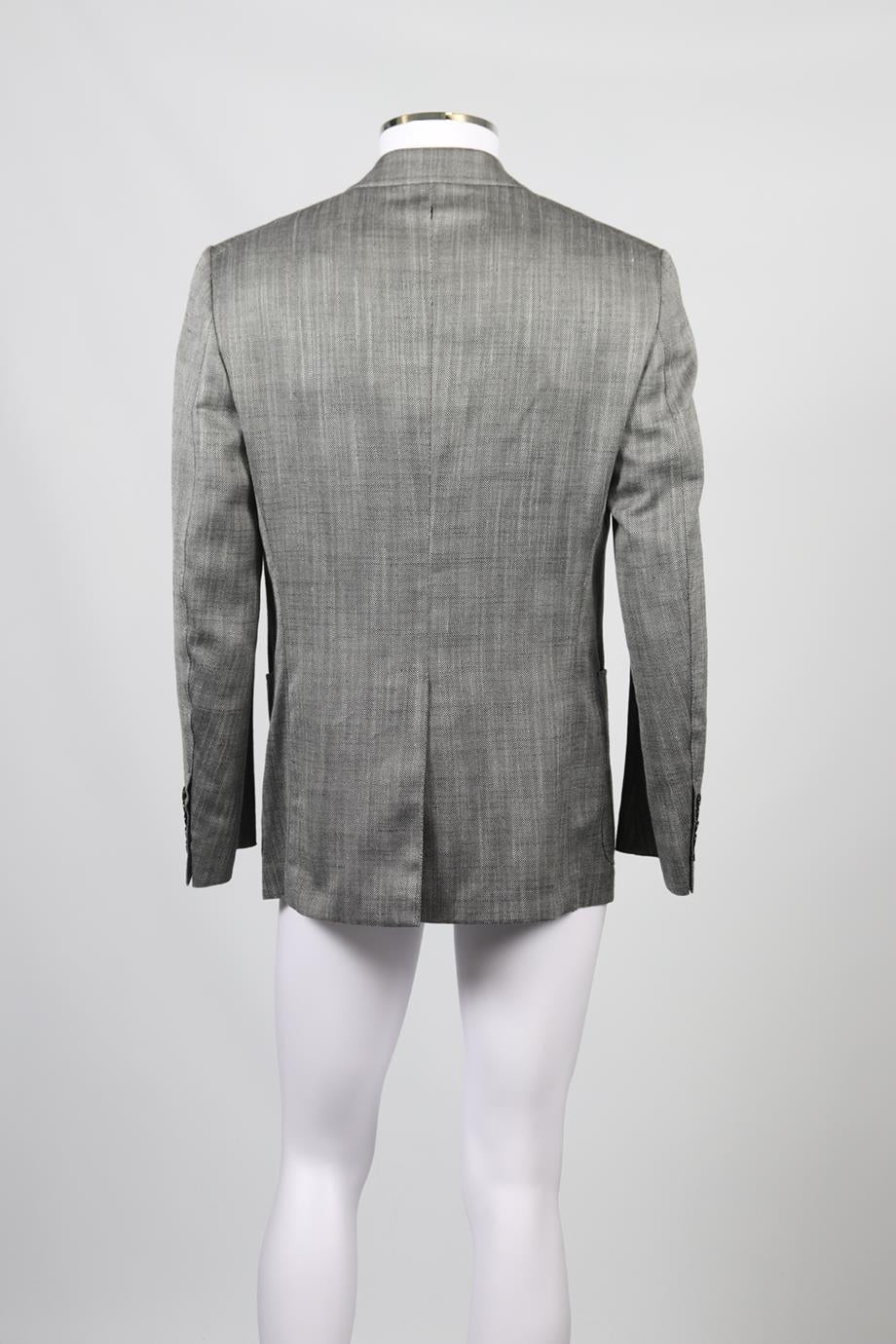 TOM FORD MEN'S SILK BLEND BLAZER IT 52 UK/US 42 FR 52 - Image 4