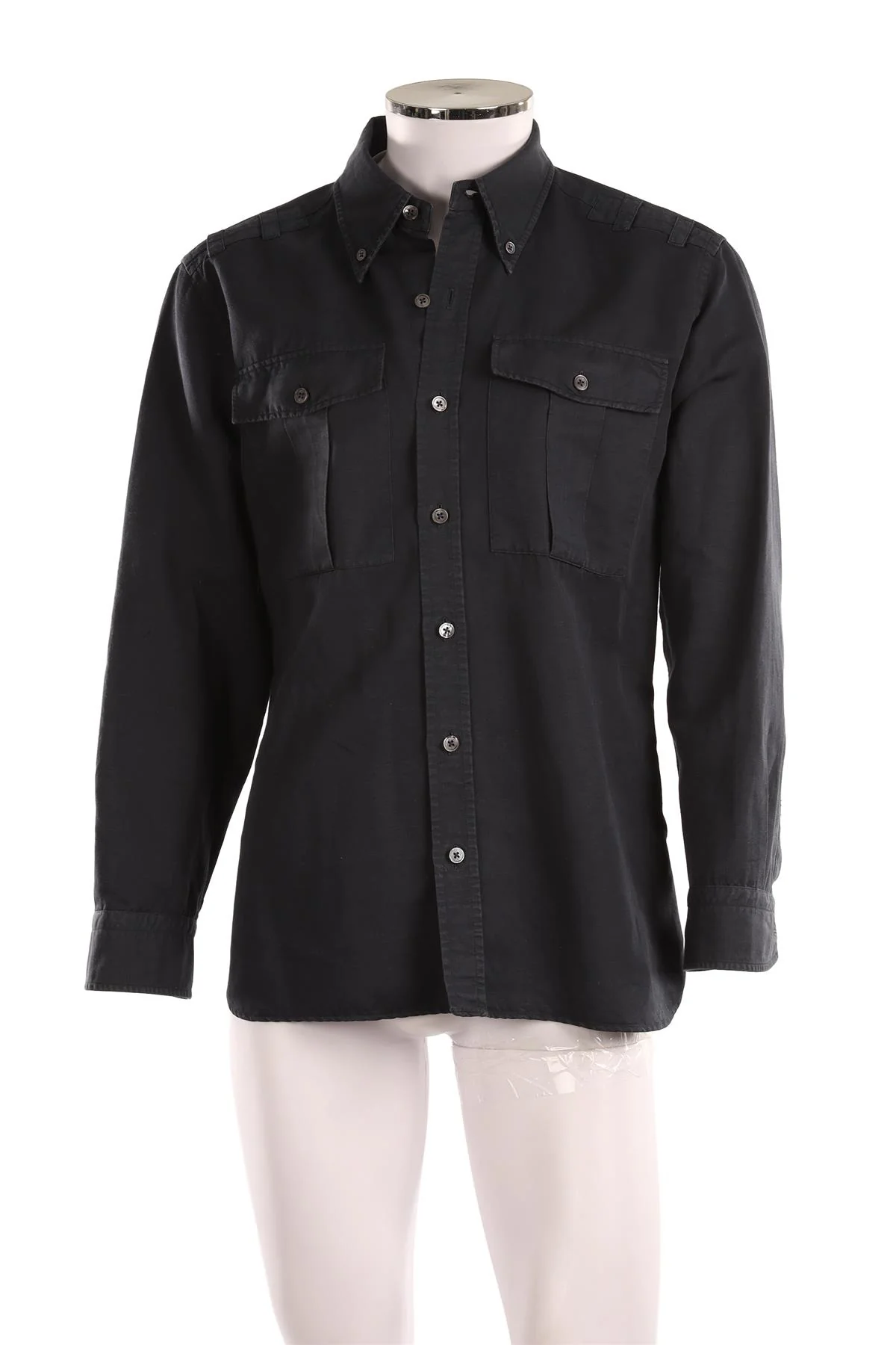 TOM FORD NAVY MEN'S COTTON SHIRT IT 52 UK/US CHEST 42 - Image 2