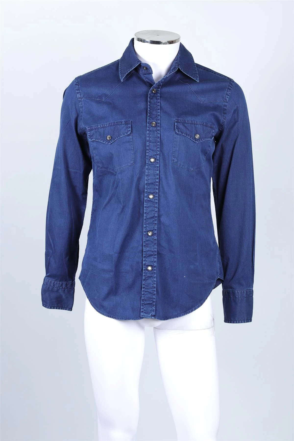 TOM FORD NAVY MEN'S DENIM SHIRT UK/US CHEST 40 - Image 2