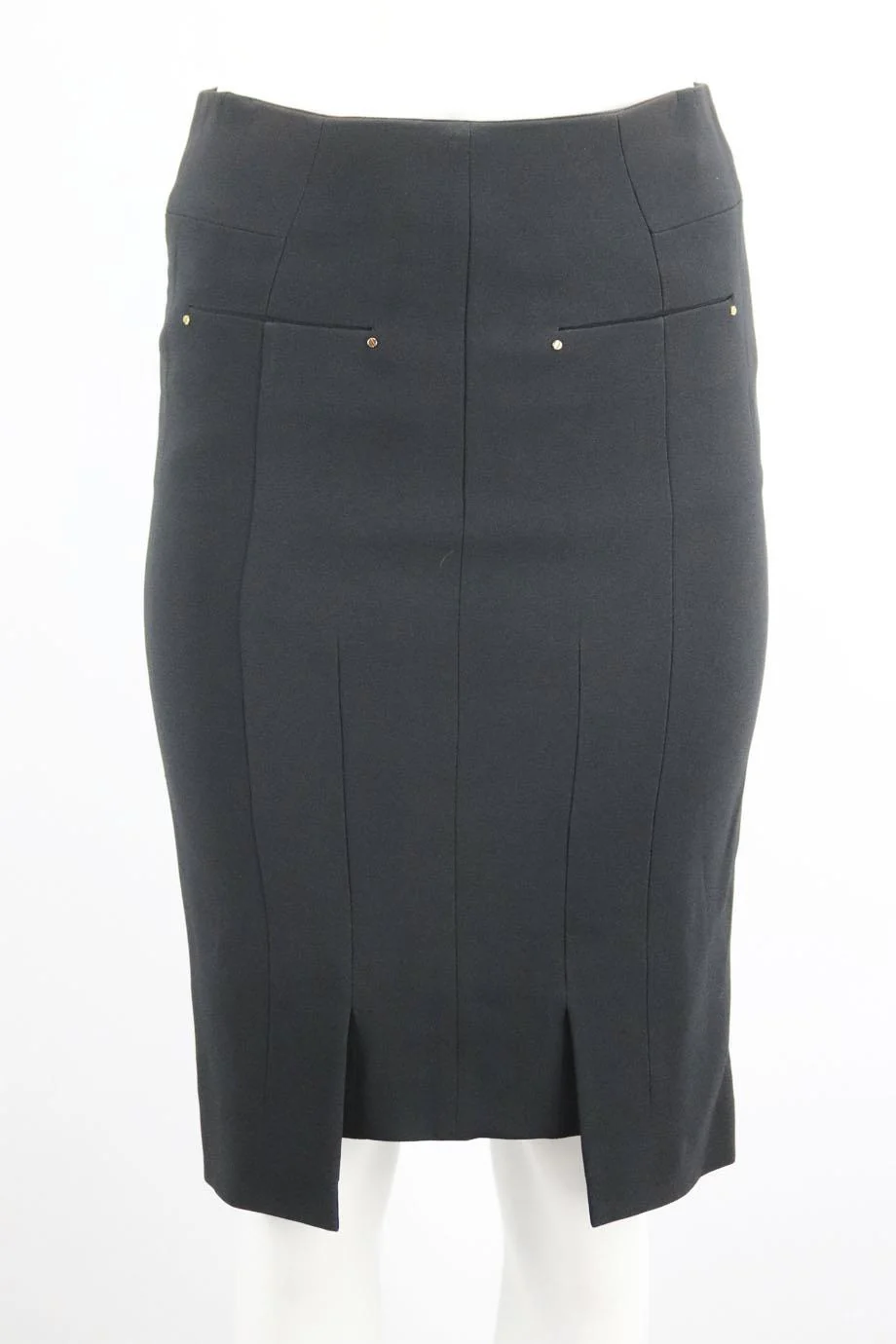 TOM FORD PANELED STRETCH CREPE SKIRT IT 38 UK 6 - Image 2