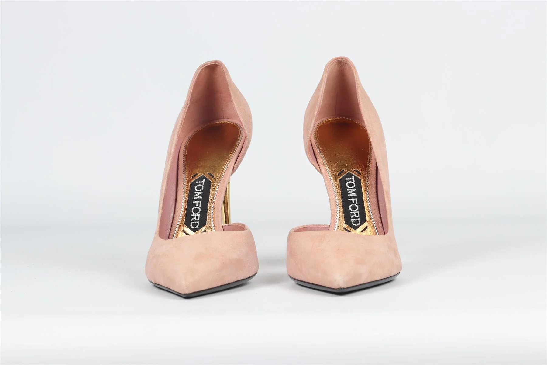 TOM FORD PINK SUEDE PUMPS EU 38 UK 5 US 8 - Image 3