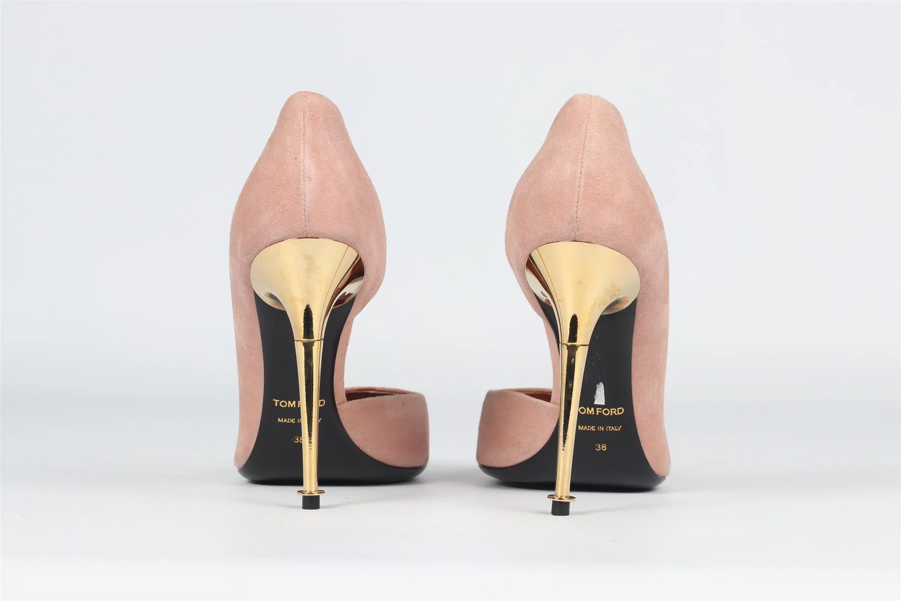 TOM FORD PINK SUEDE PUMPS EU 38 UK 5 US 8 - Image 5