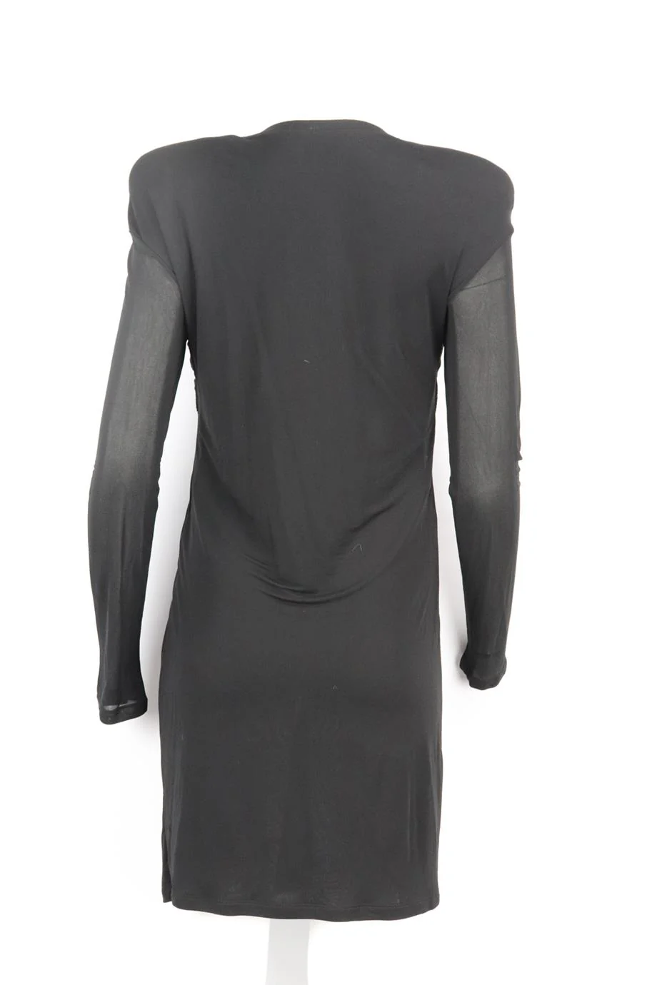 TOM FORD RUCHED STRETCH JERSEY MINI DRESS IT 44 UK 12 - Image 4