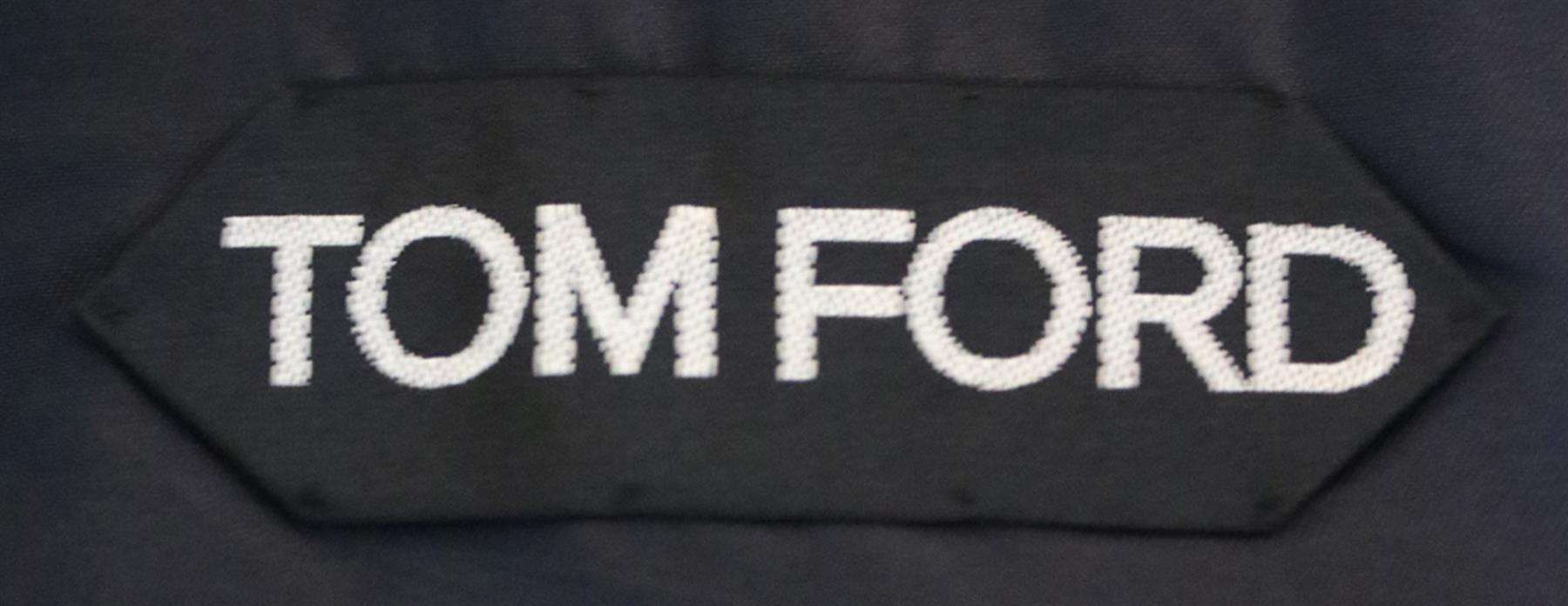 TOM FORD TEXTURED SATIN TRIMMED DINNER JACKET IT 48 UK 38 - Image 4