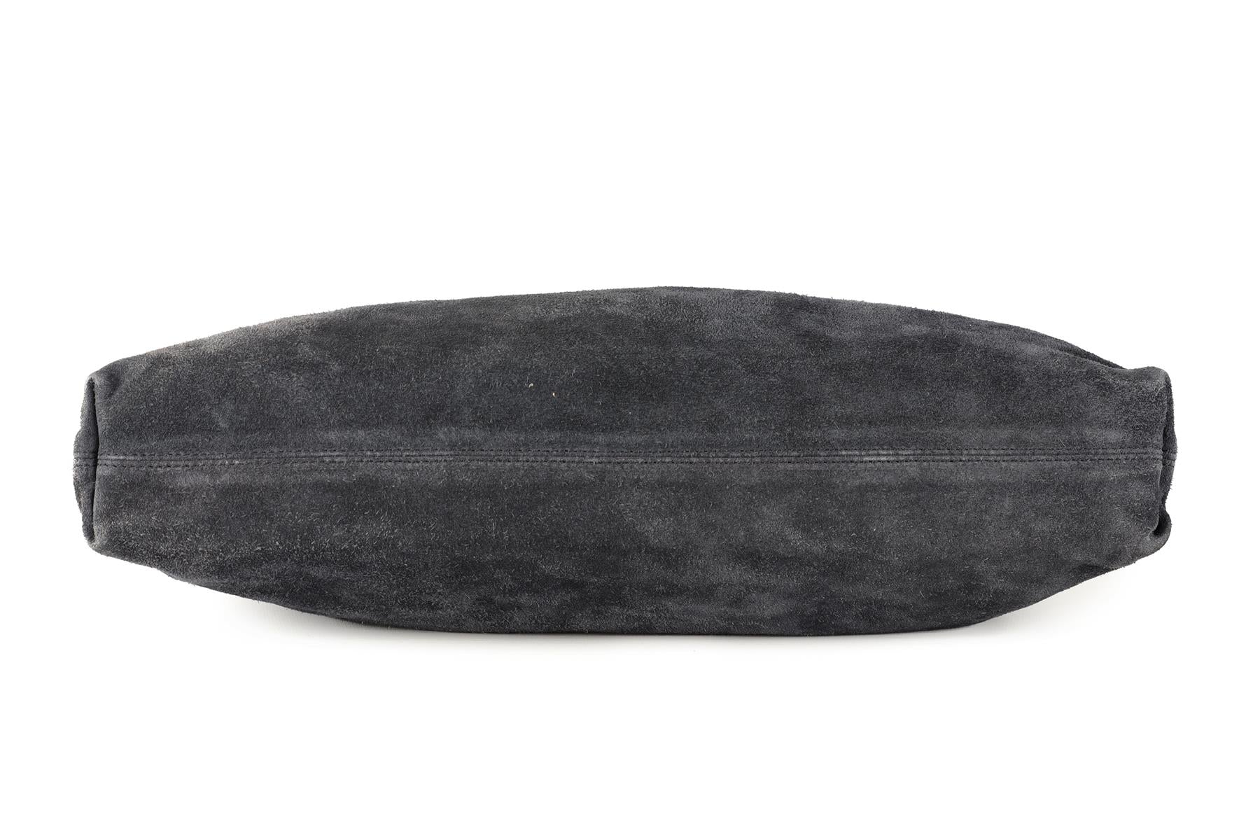 TOMAS MAIER NAVY SUEDE TOTE BAG - Image 7