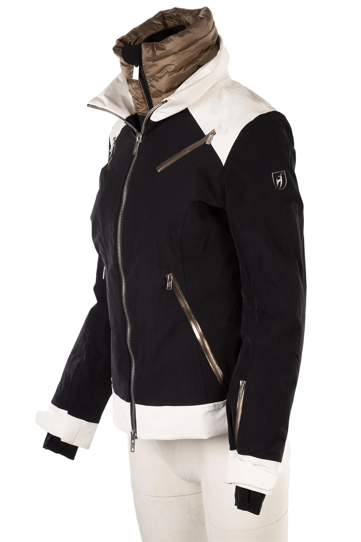 TONI SAILER BLACK SKI JACKET FR 36 UK 8 - Image 2