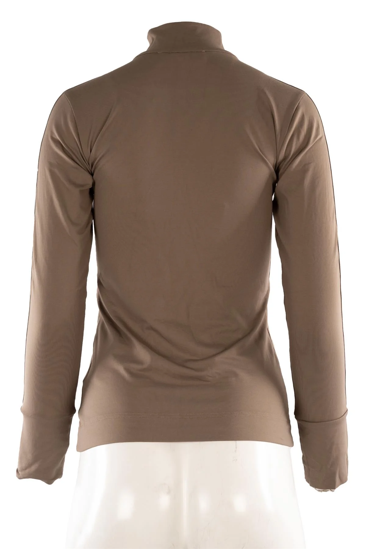 TONI SAILER KHAKI JERSEY TOP FR 36 UK 8 - Image 3