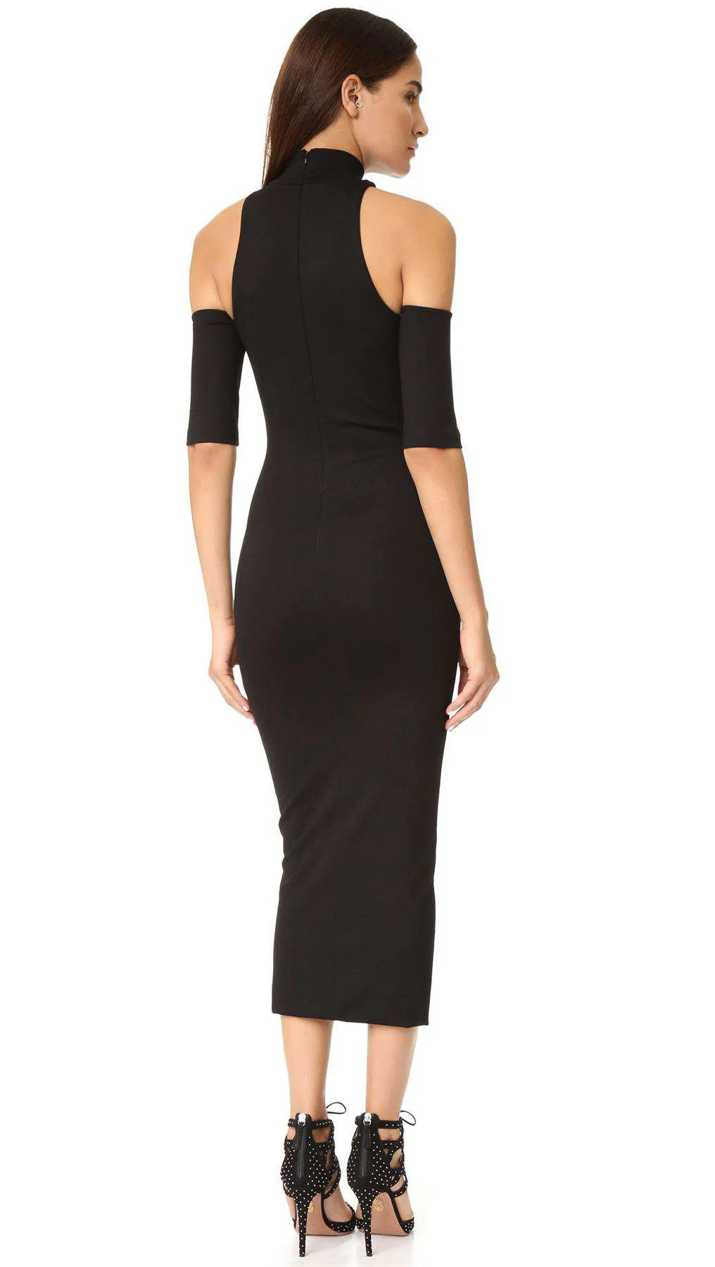 TORN BY RONNY KOBO ALI COLD SHOULDER MIDI DRESS UK 10 - Image 2