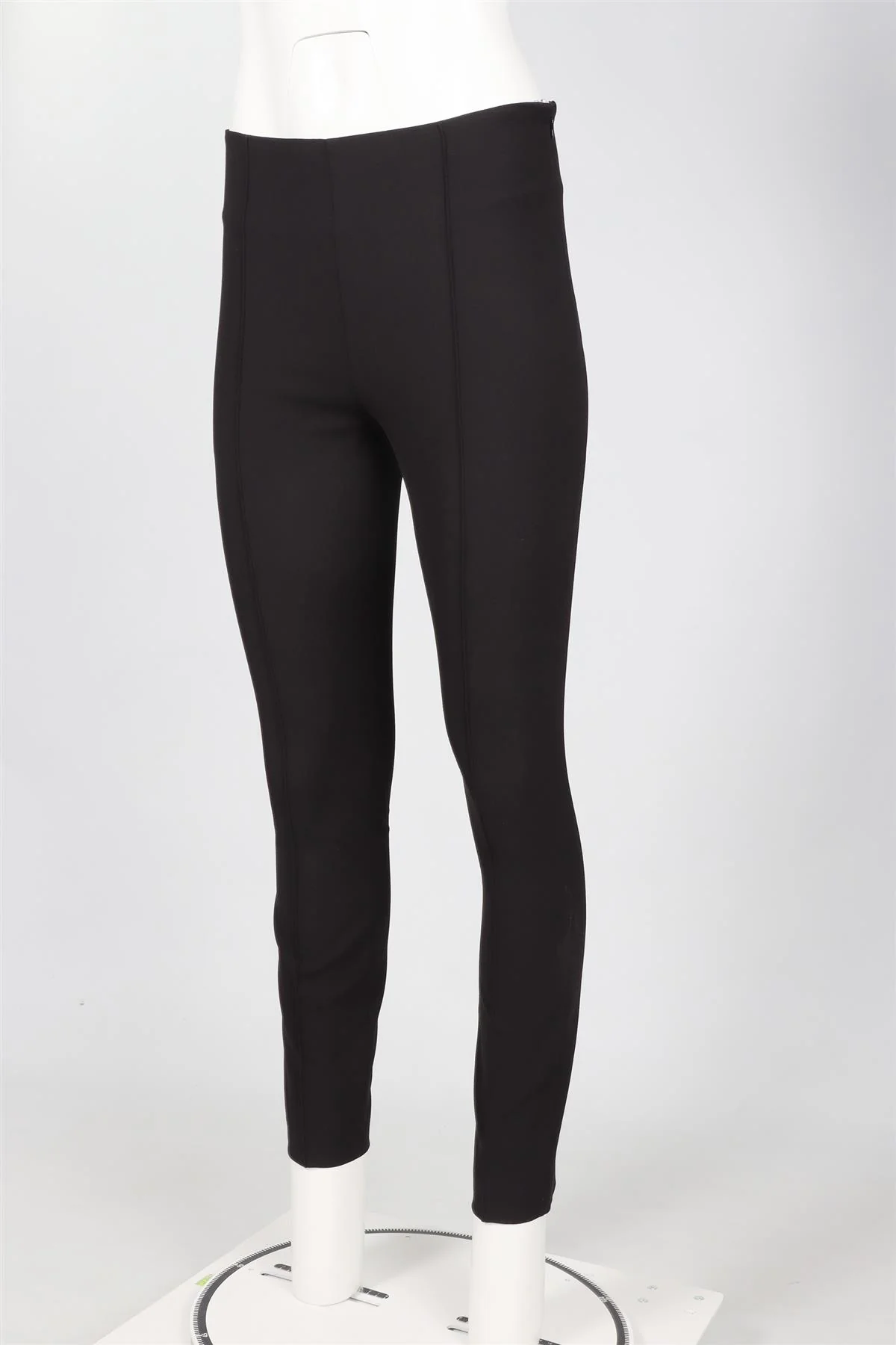 TOTEME BLACK CREPE STRAIGHT LEG PANTS SMALL - Image 3