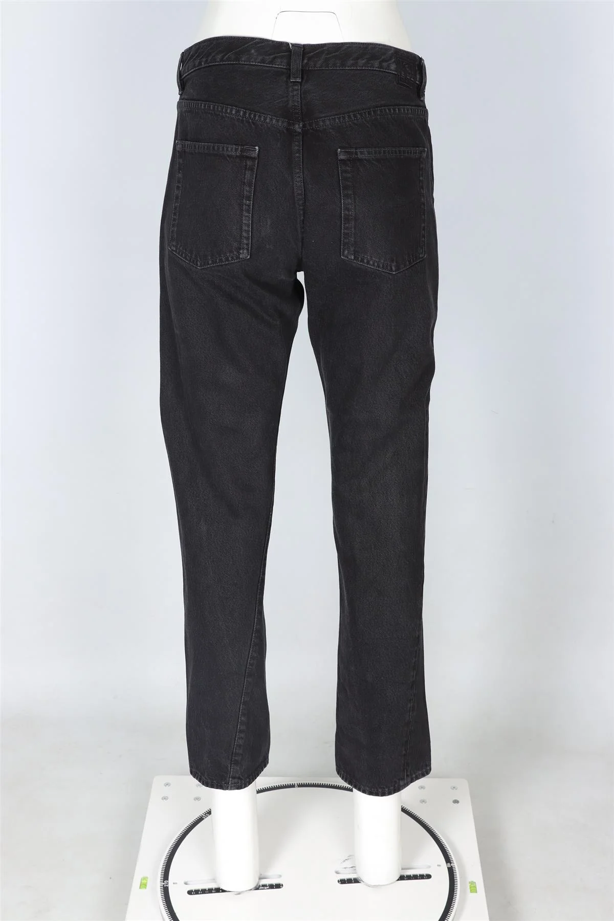 TOTEME BLACK HIGH RISE STRAIGHT LEG JEANS W29 UK 10-12 - Image 4