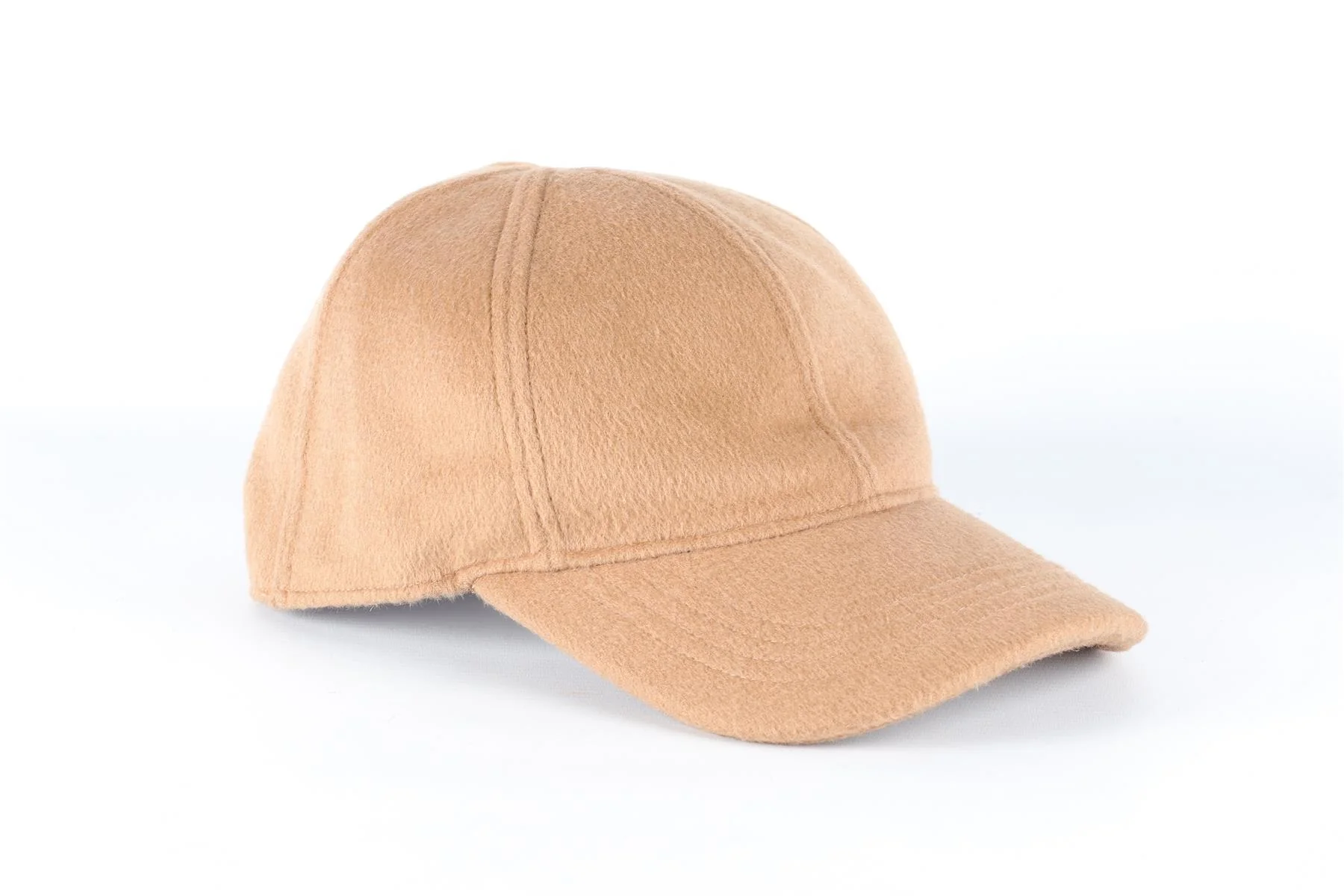 TOTEME BROWN CASHMERE BASEBALL CAP - Image 2