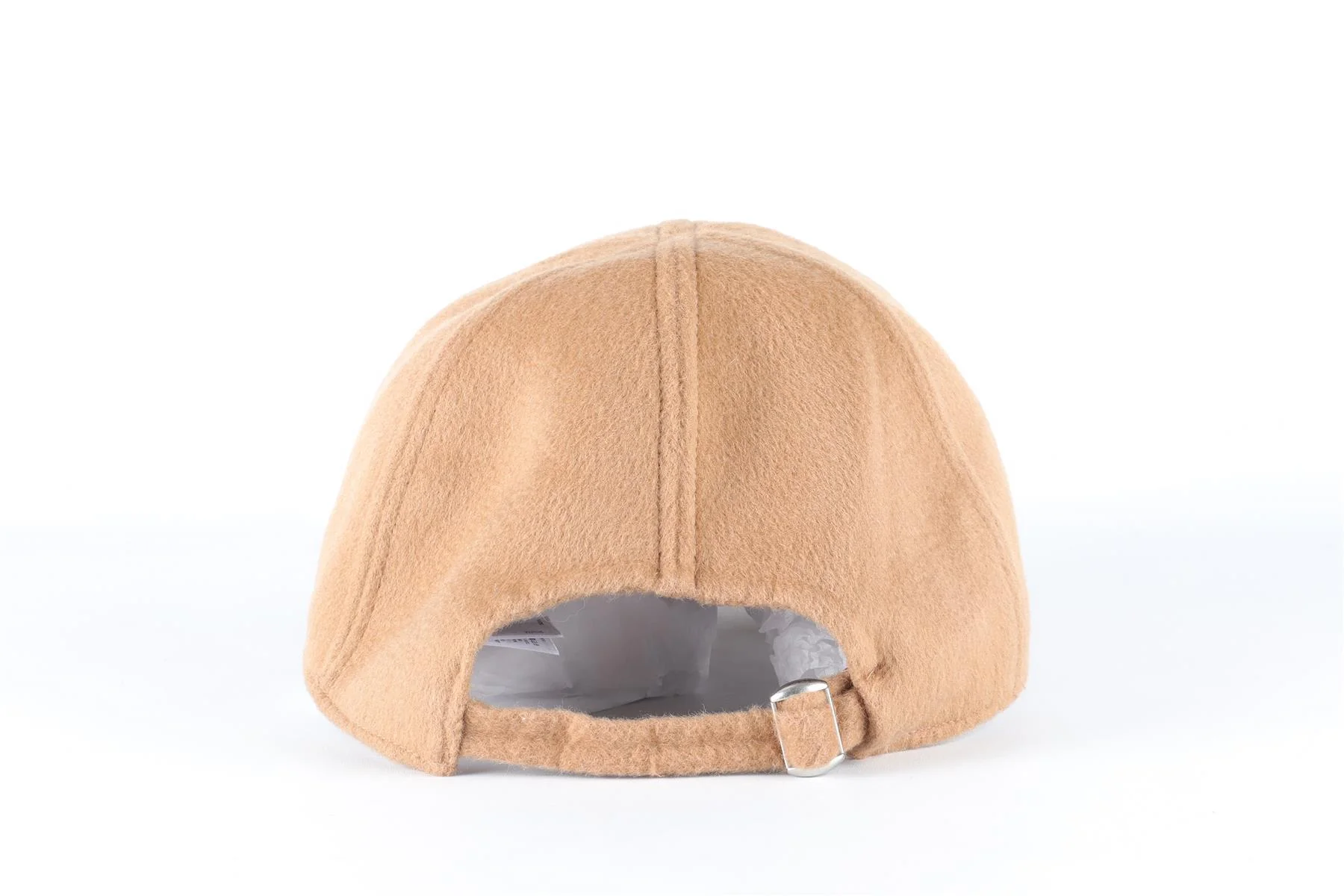 TOTEME BROWN CASHMERE BASEBALL CAP - Image 4