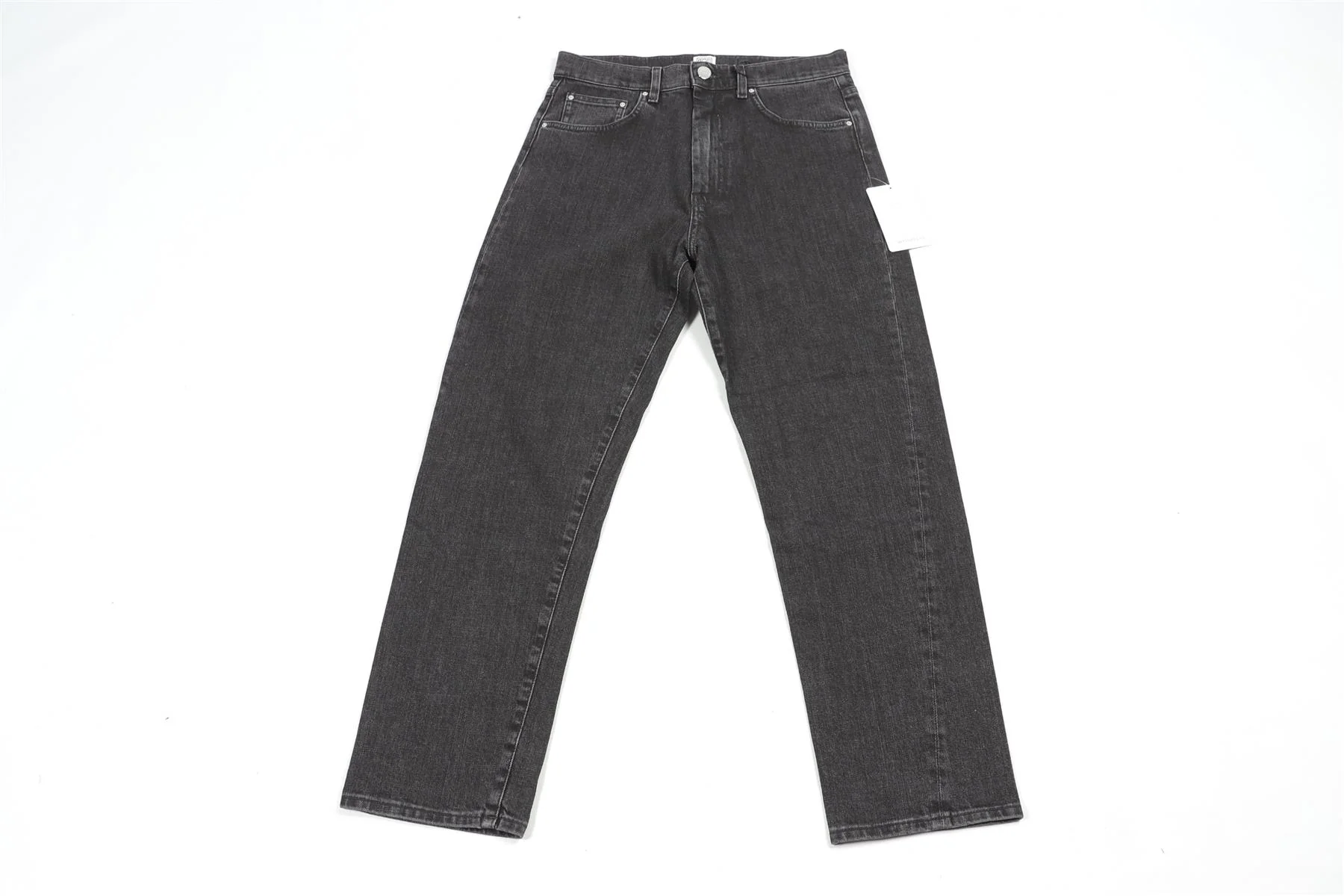TOTEME GREY HIGH RISE STRAIGHT LEG JEANS W28 UK 10 - Image 2