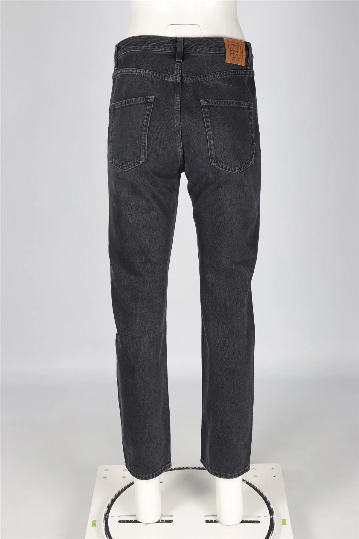TOTEME GREY HIGH RISE STRAIGHT LEG JEANS W29 UK 10-12 - Image 4
