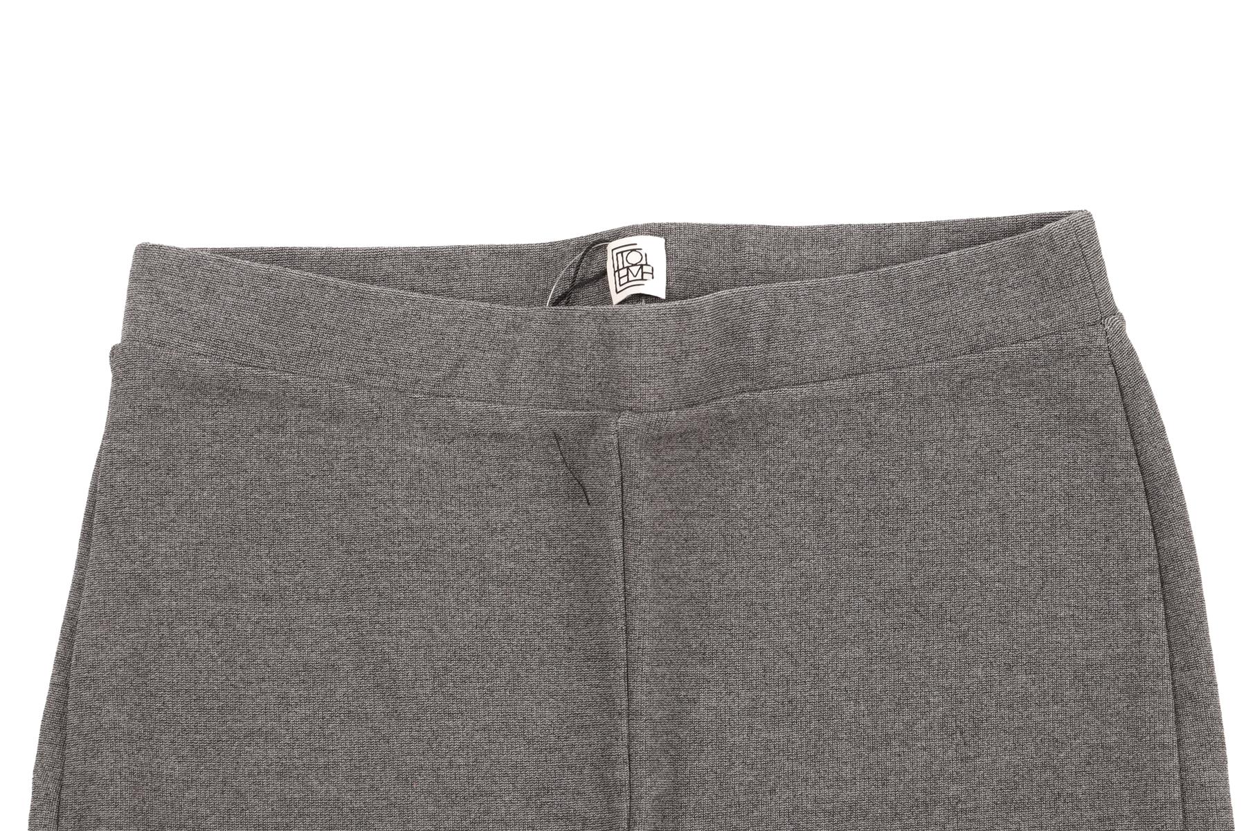 TOTEME GREY JERSEY LEGGINGS XSMALL - Image 3