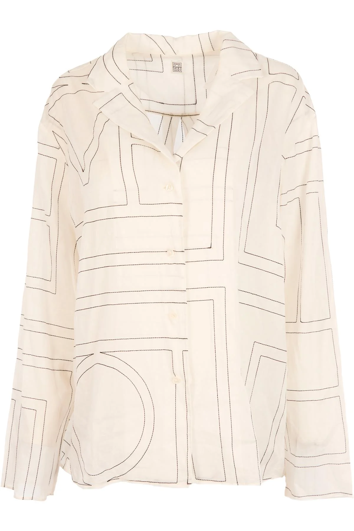 TOTEME WHILE COTTON SHIRT DK 36 UK 8 - Image 4