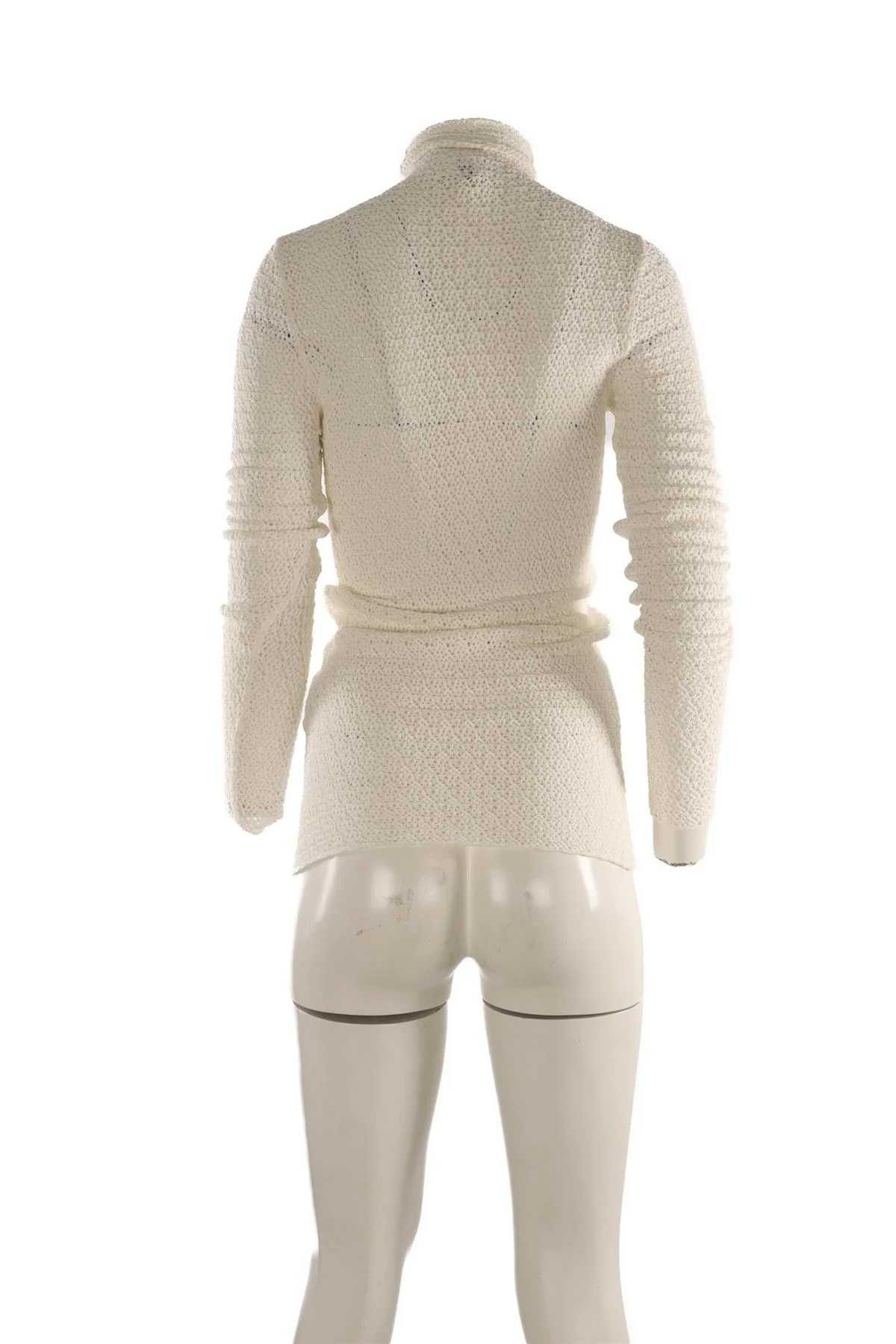 TOTEME WHITE CROCHET TOP SMALL - Image 4