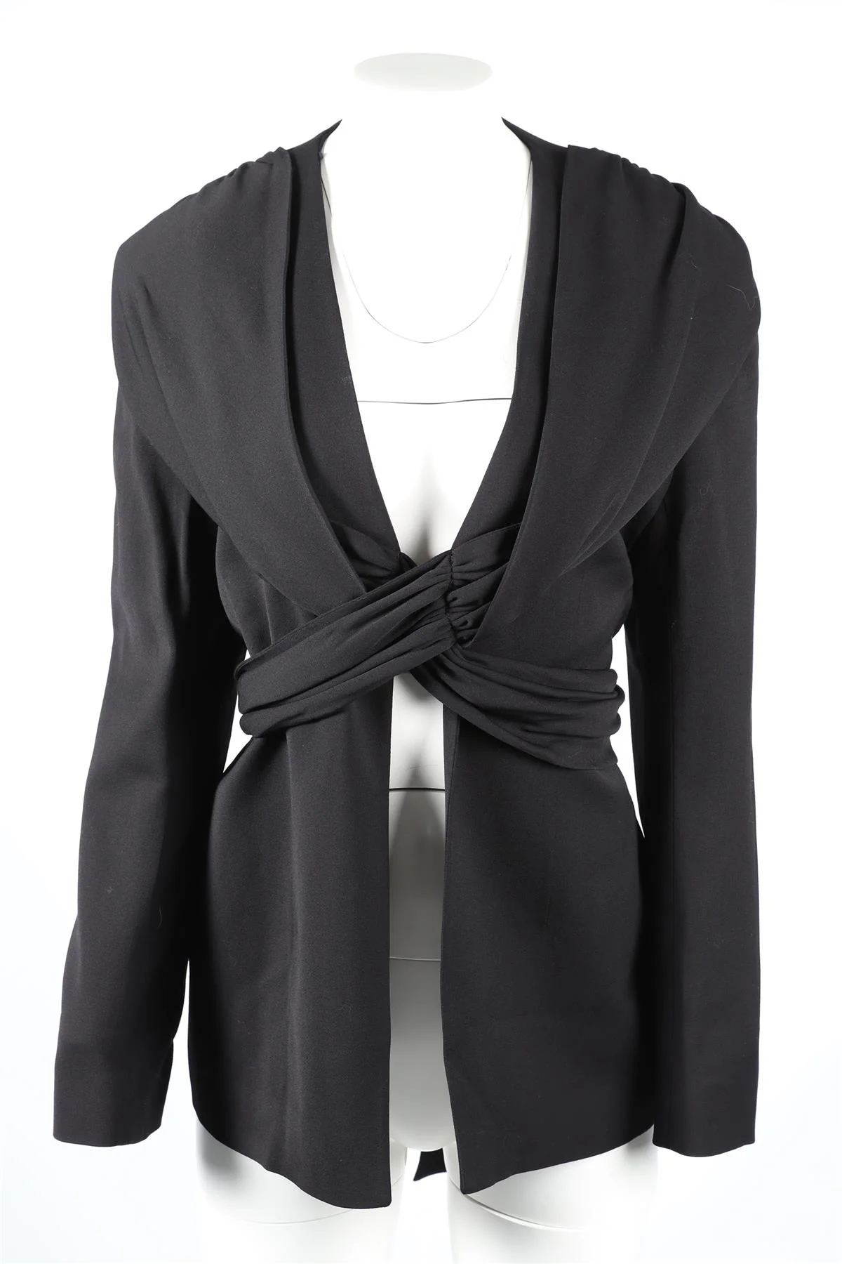 TOVE BLACK WOOL JACKET FR 40 UK 12 - Image 2